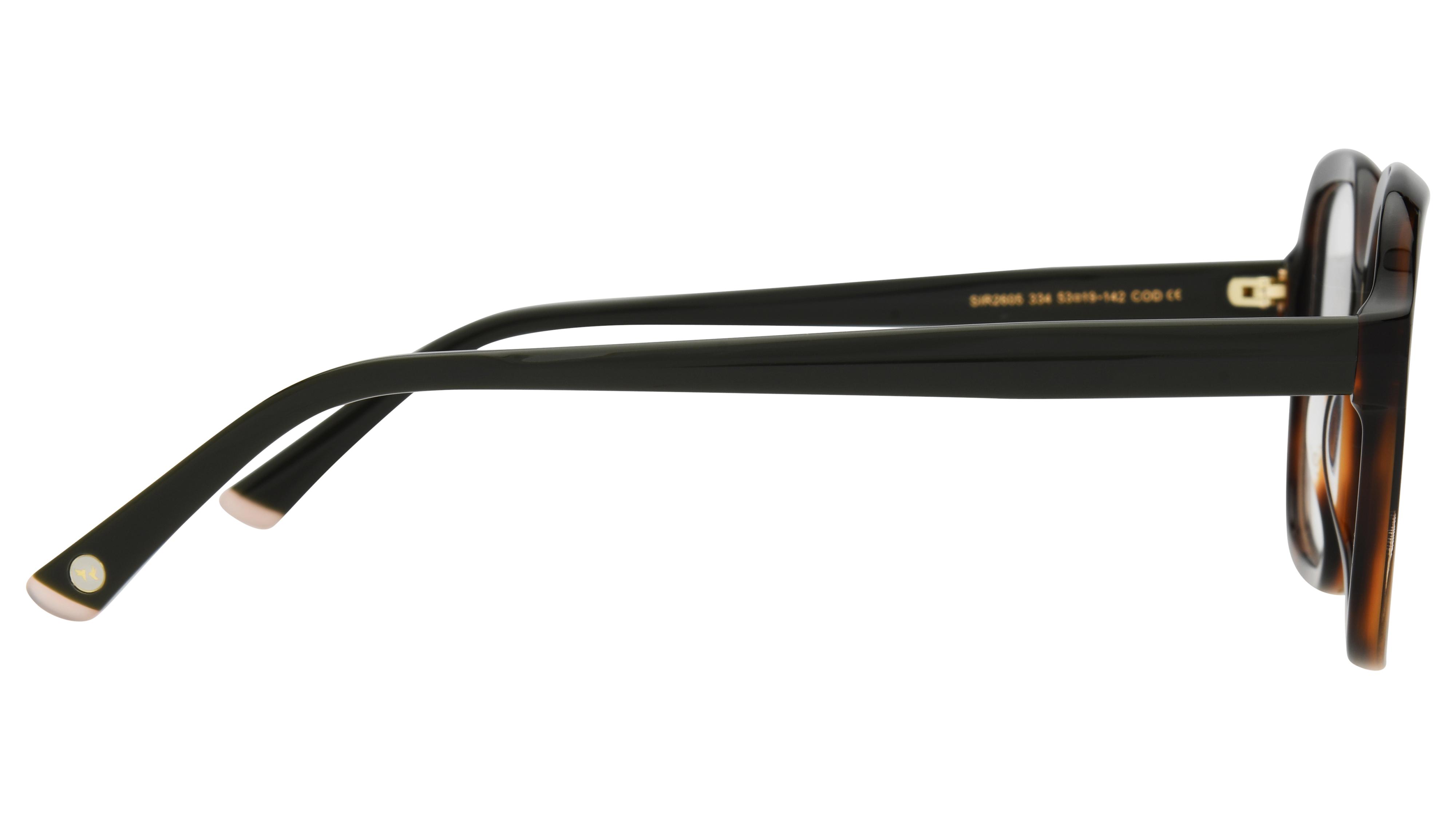 Lunettes de vue Siralya Femme Ecaille Carré sir2605 Droite