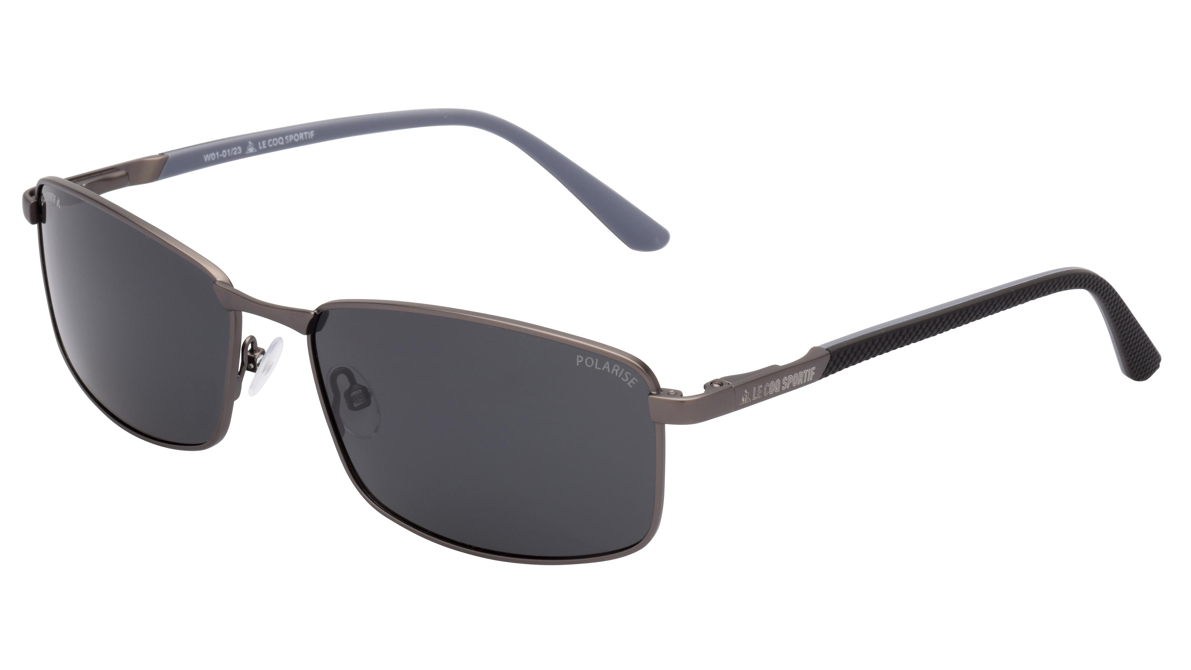 Lunettes de soleil Le Coq Sportif Homme Gris Rectangle Lcs2211/S Trois-Quart