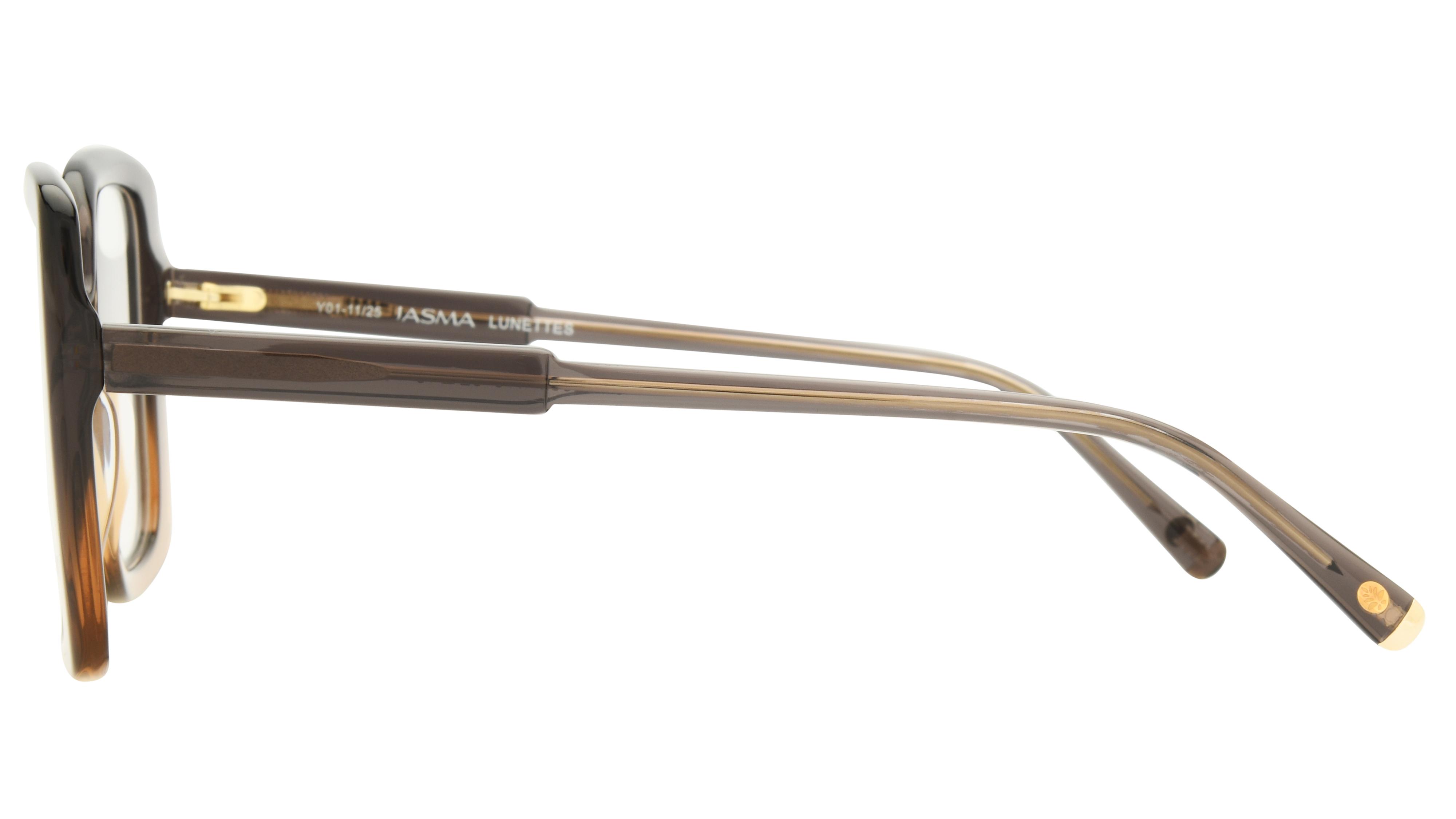 Lunettes de vue Jasma Femme Gris Carré Jas2602 Gauche