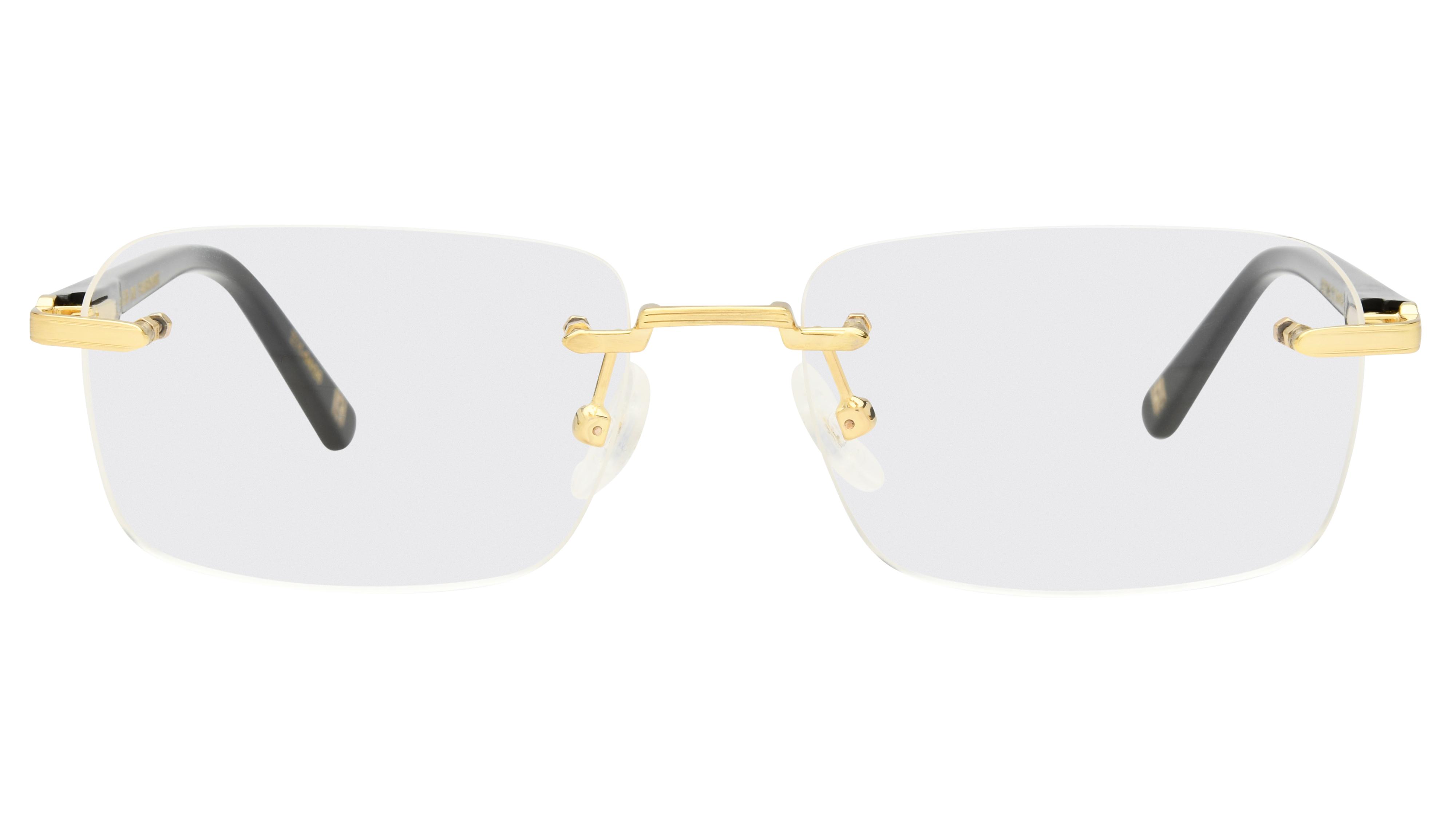 Lunettes de vue L'Atelier du Faubourg Homme Gris Rectangle adf2604 Face