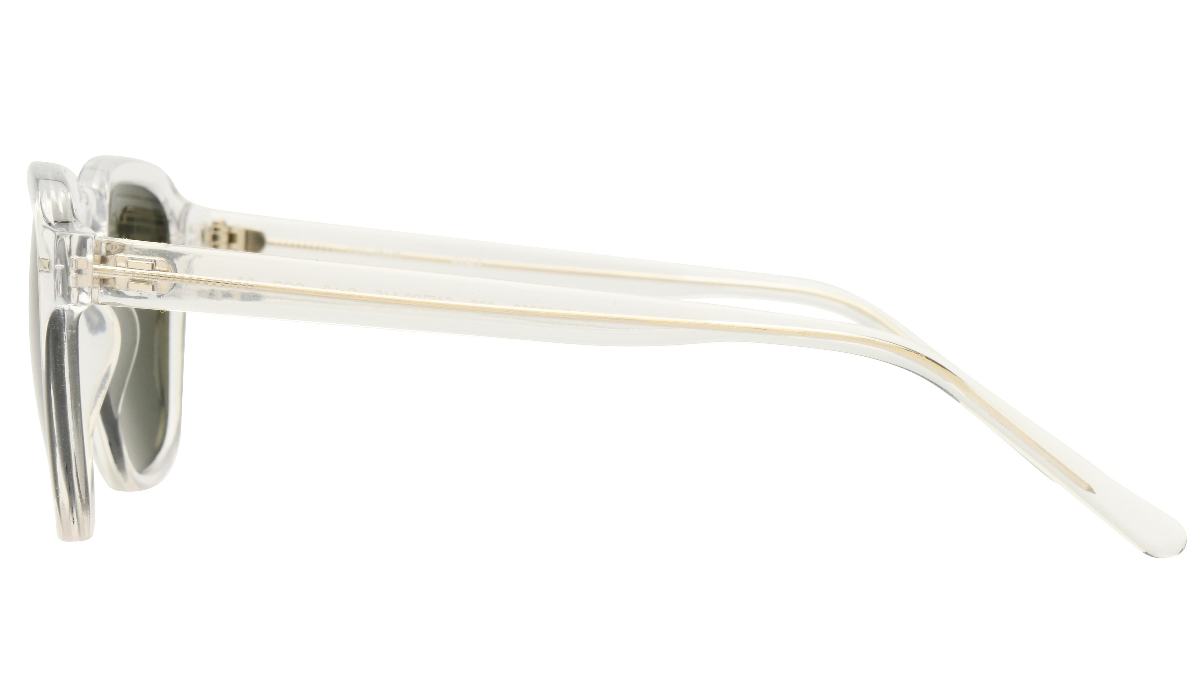 Lunettes de soleil Alternance Mixte Transparent Rectangle Alt26202 Gauche