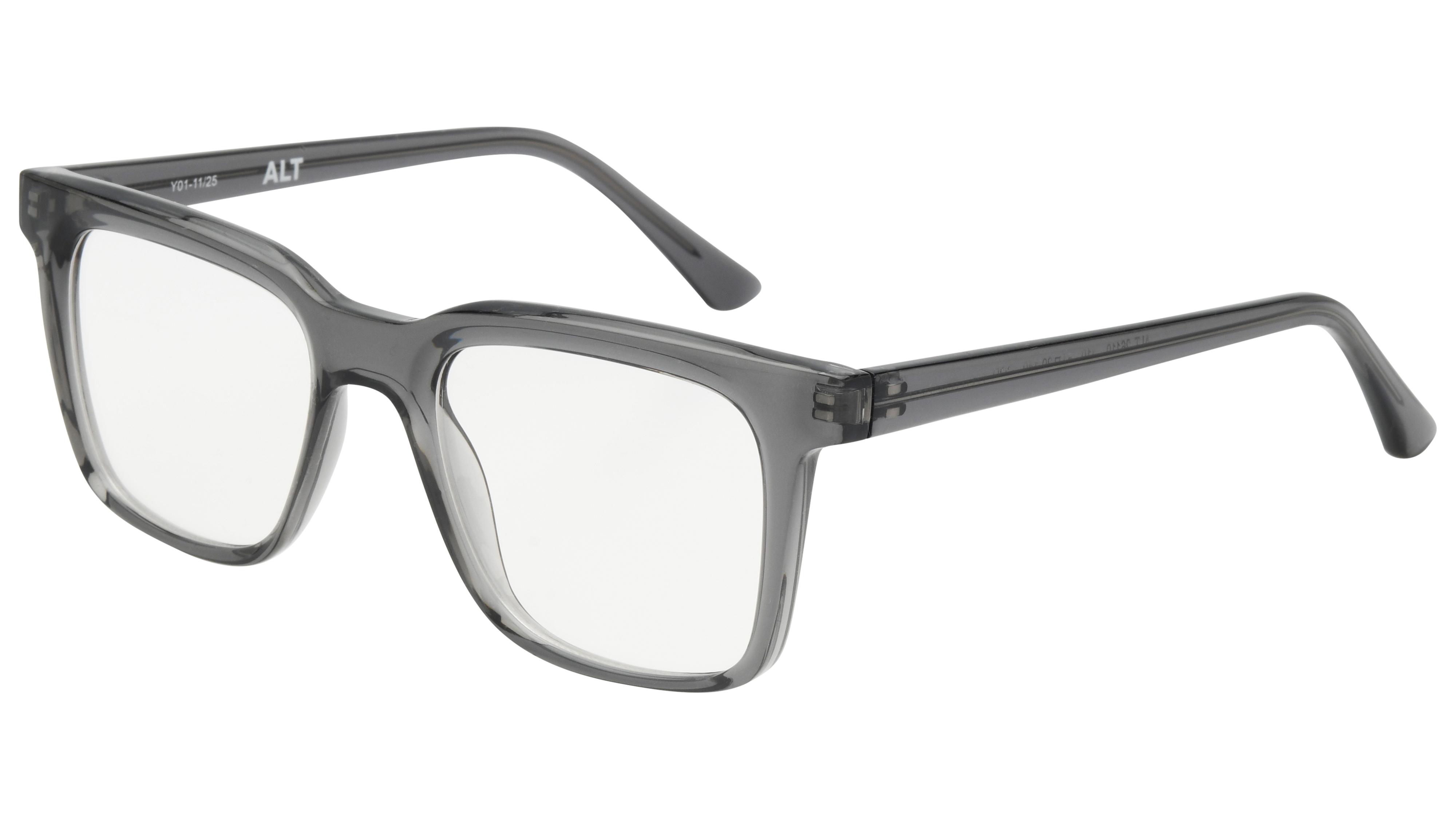 Lunettes de vue Alternance Homme Gris Rectangle alt26110 Trois-Quart