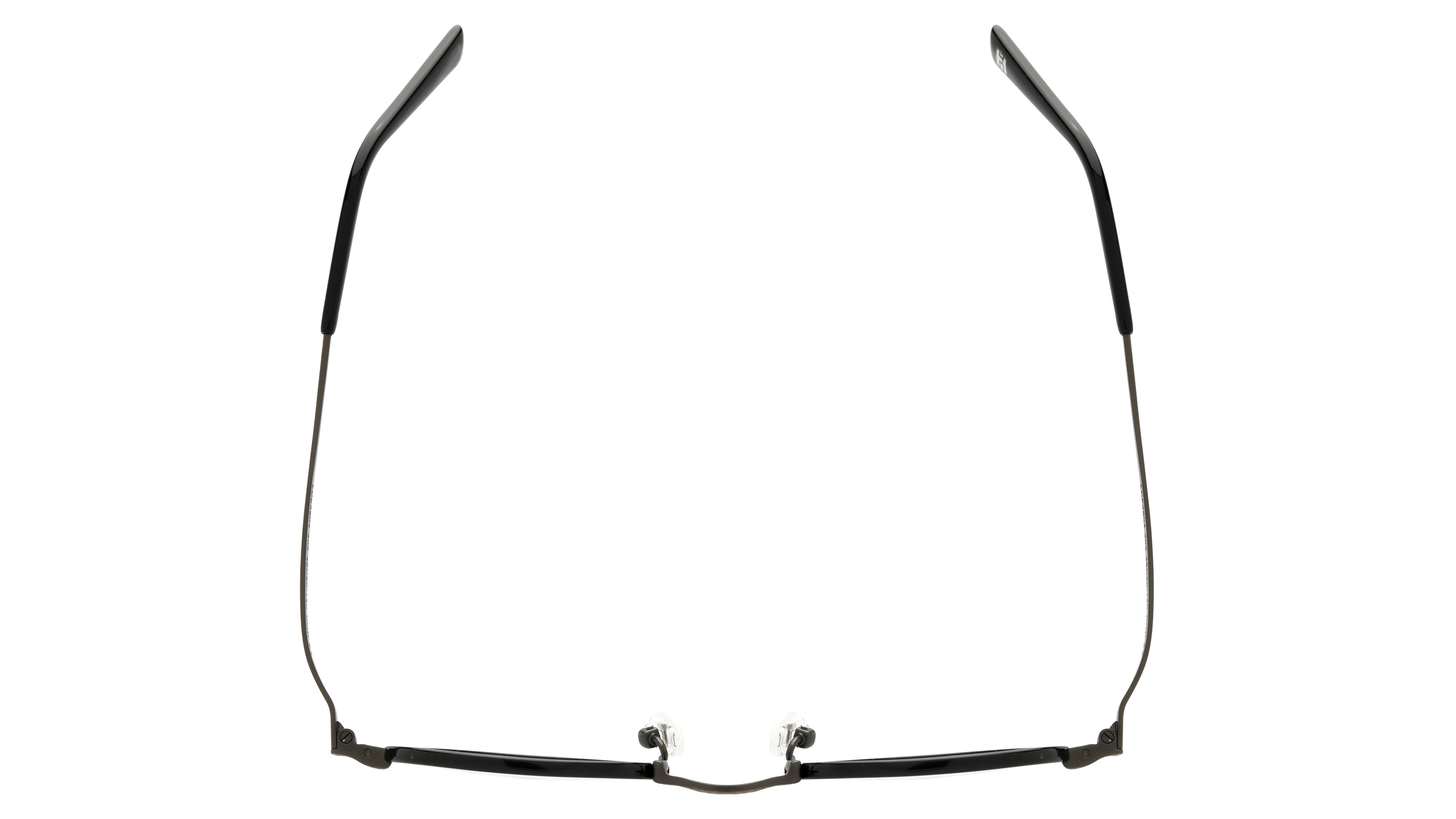 Lunettes de vue L'Atelier du Faubourg Homme Noir Carré Adf2504 Dessus