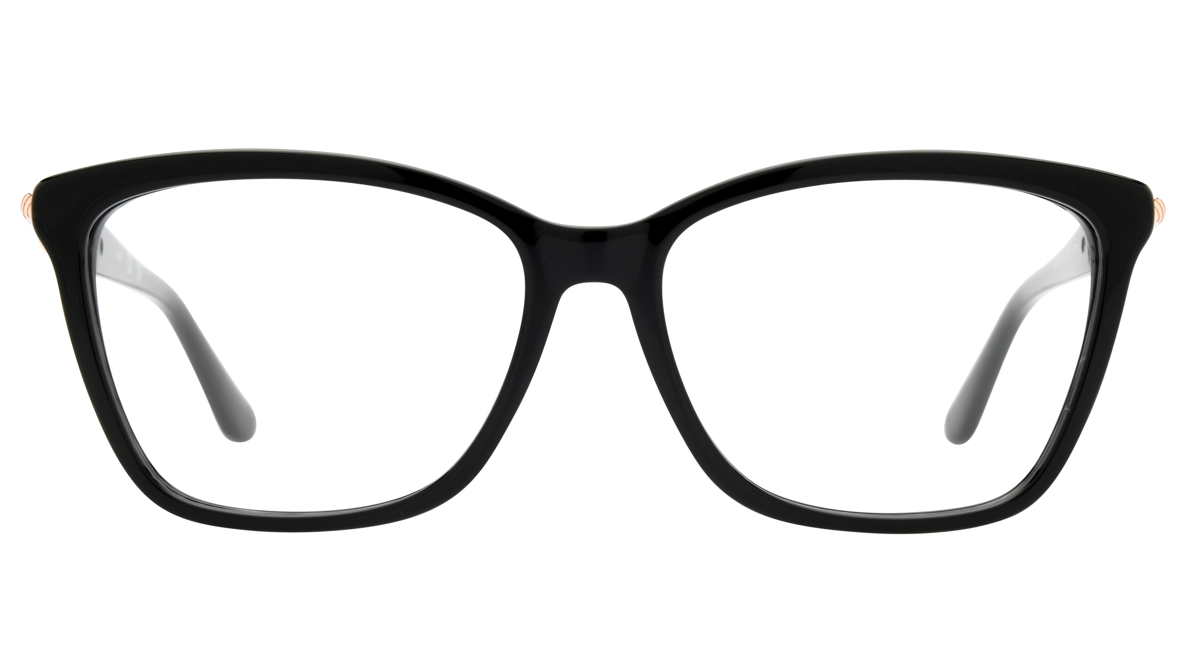Lunettes de vue Guess Femme Noir Rectangle Gu50181 Face