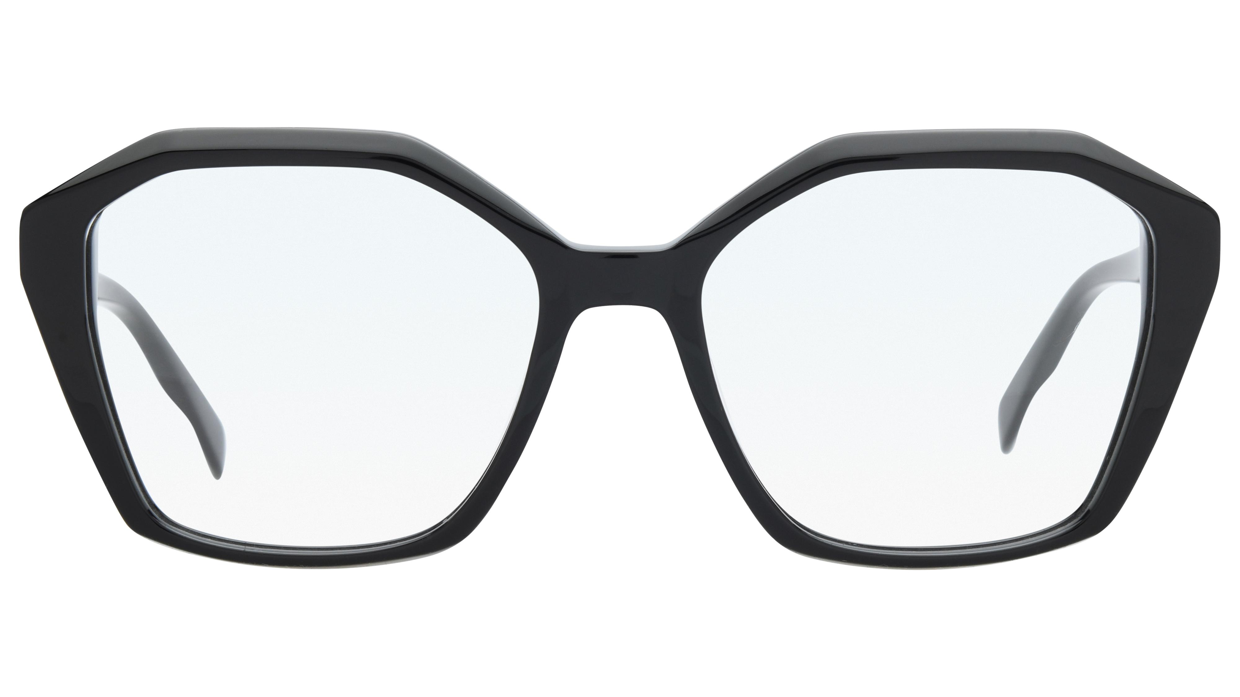 Lunettes de vue Zadig & Voltaire Femme Noir Papillonnante VZV500 Face