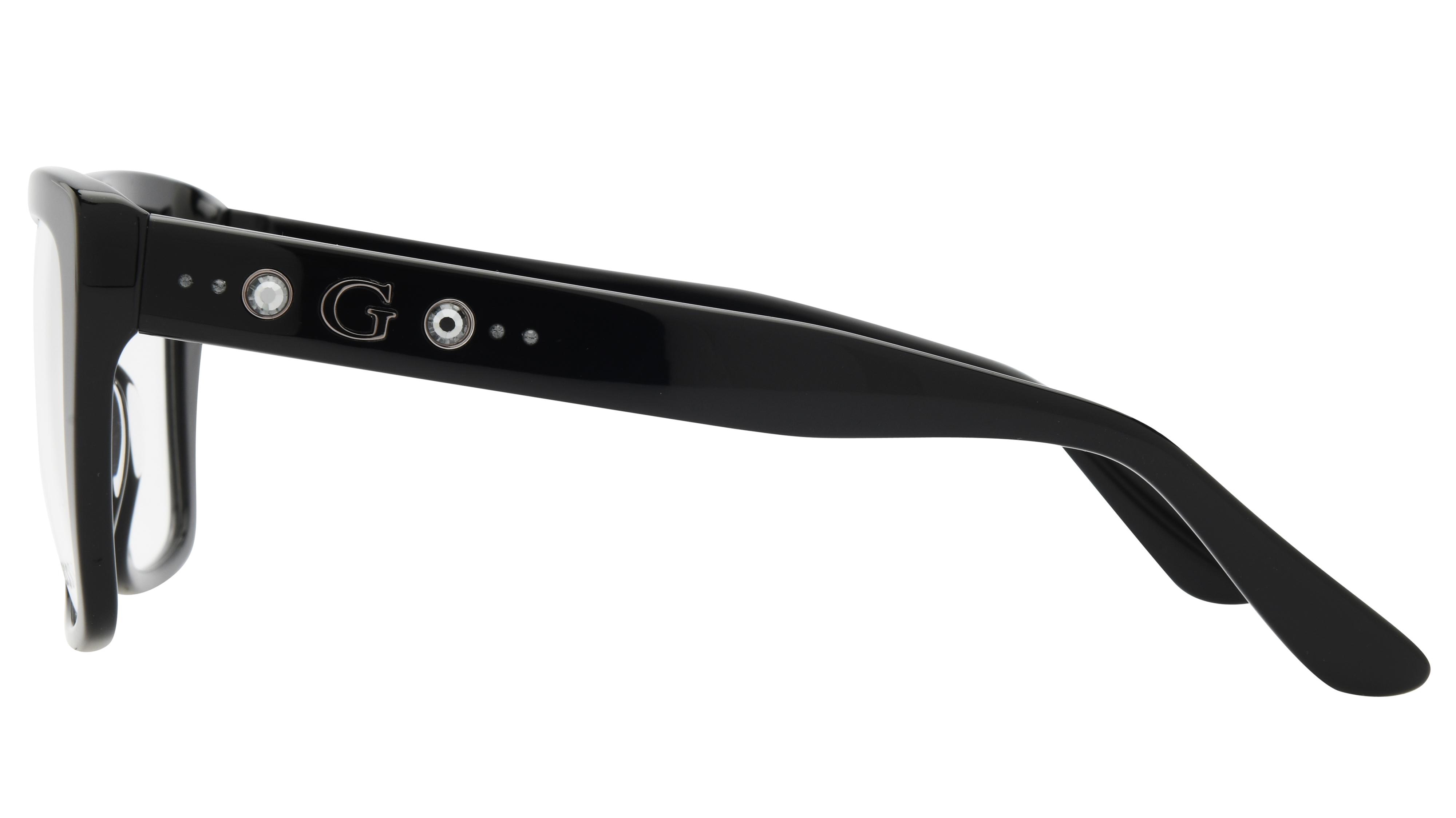 Lunettes de vue Guess Femme Noir Carré Gu50174 Gauche