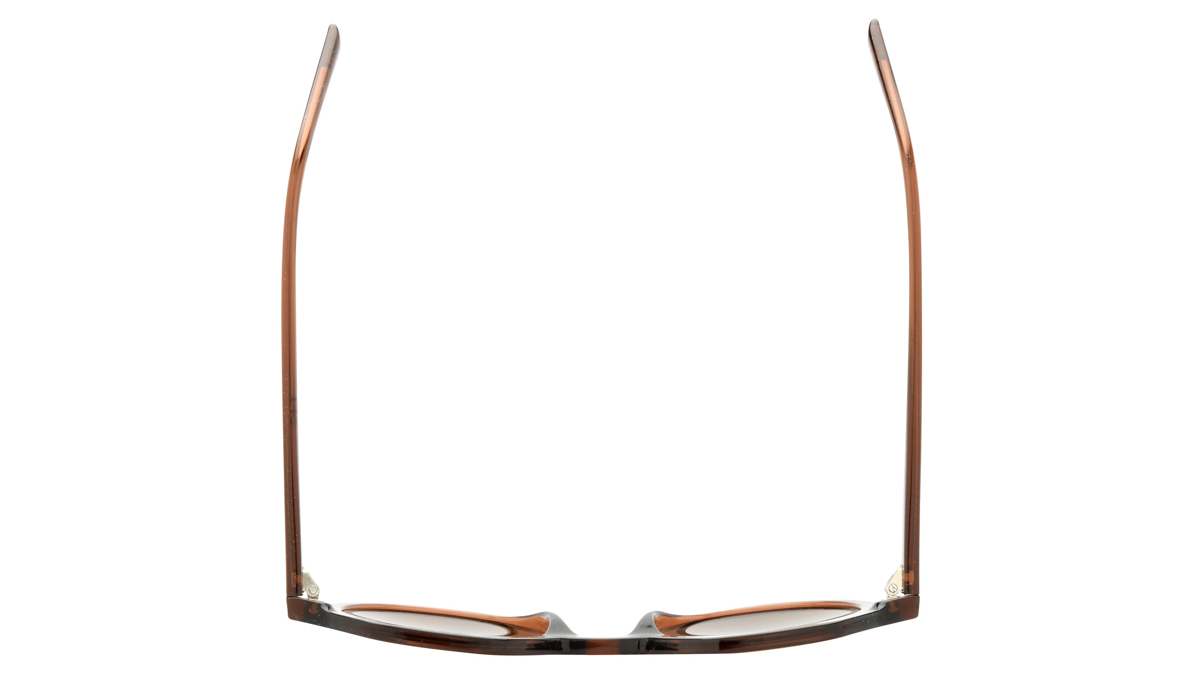 Lunettes de soleil Alternance Femme Marron Ronde Alt24202 Dessus