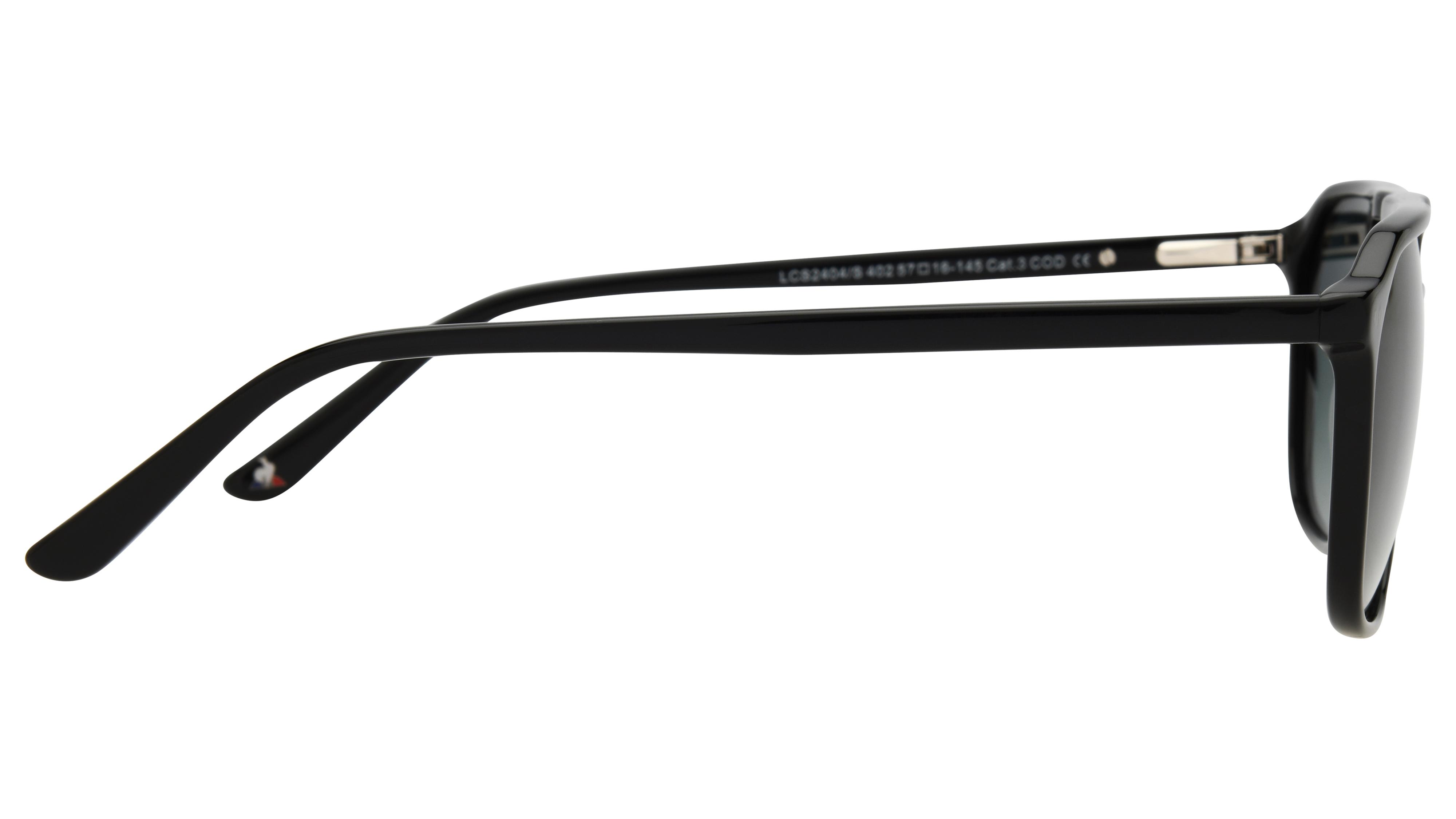 Lunettes de soleil Le Coq Sportif Homme Noir Aviateur Lcs2404/S Droite