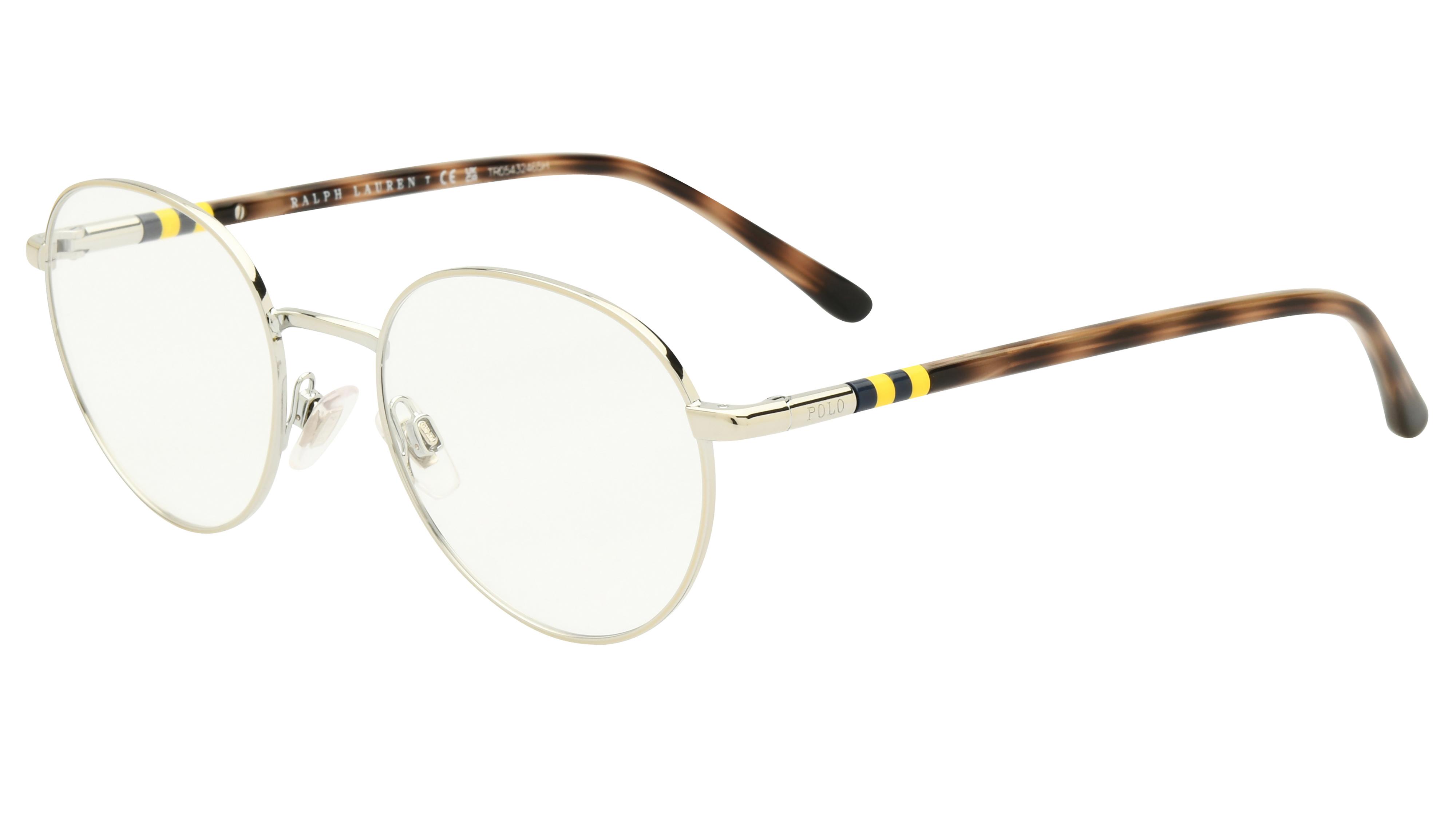 Lunettes de vue Polo Ralph Lauren Homme Gris Ronde PH1236 Trois-Quart