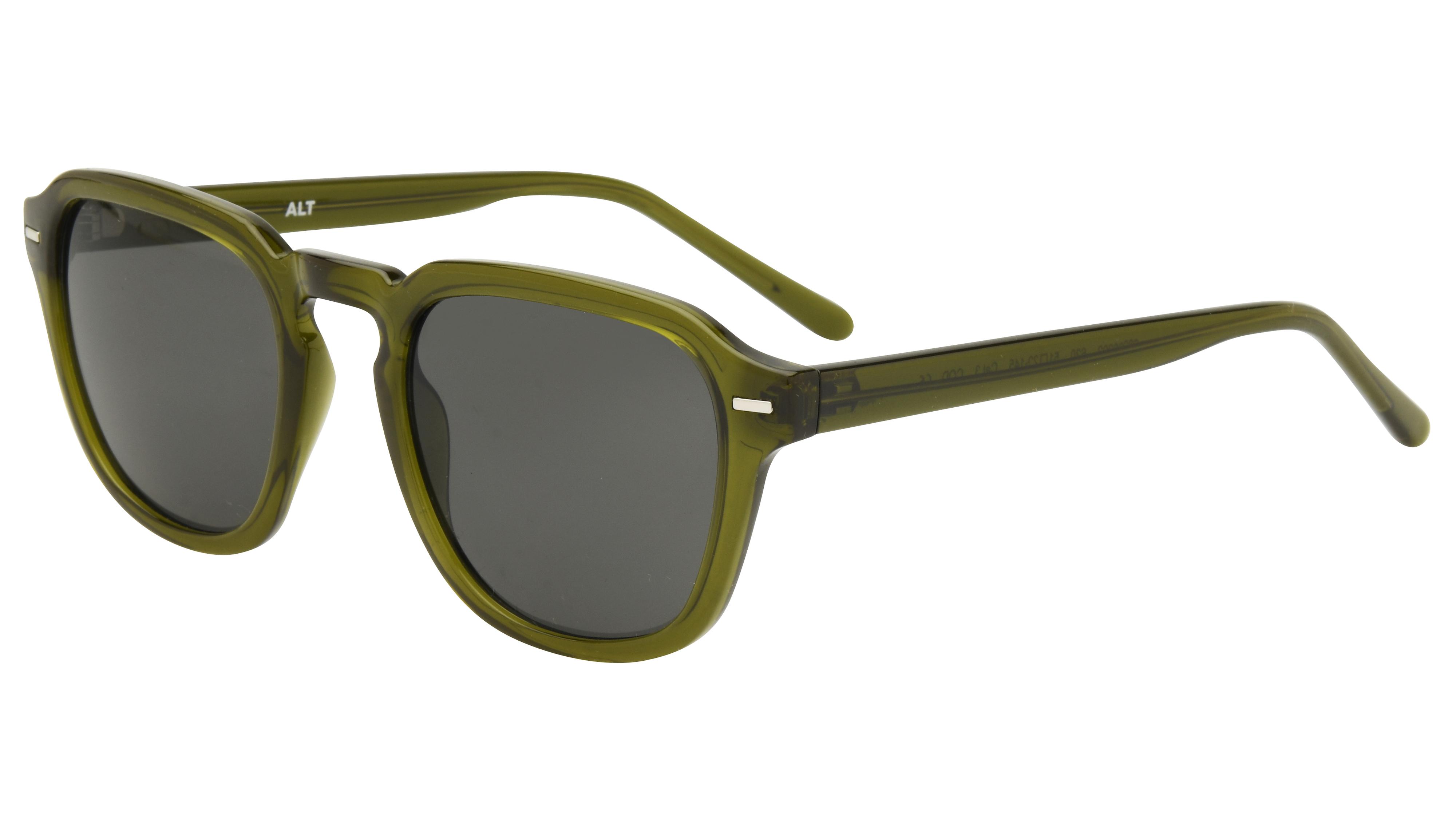 Lunettes de soleil Alternance Mixte Transparent Rectangle Alt26202 Trois-Quart