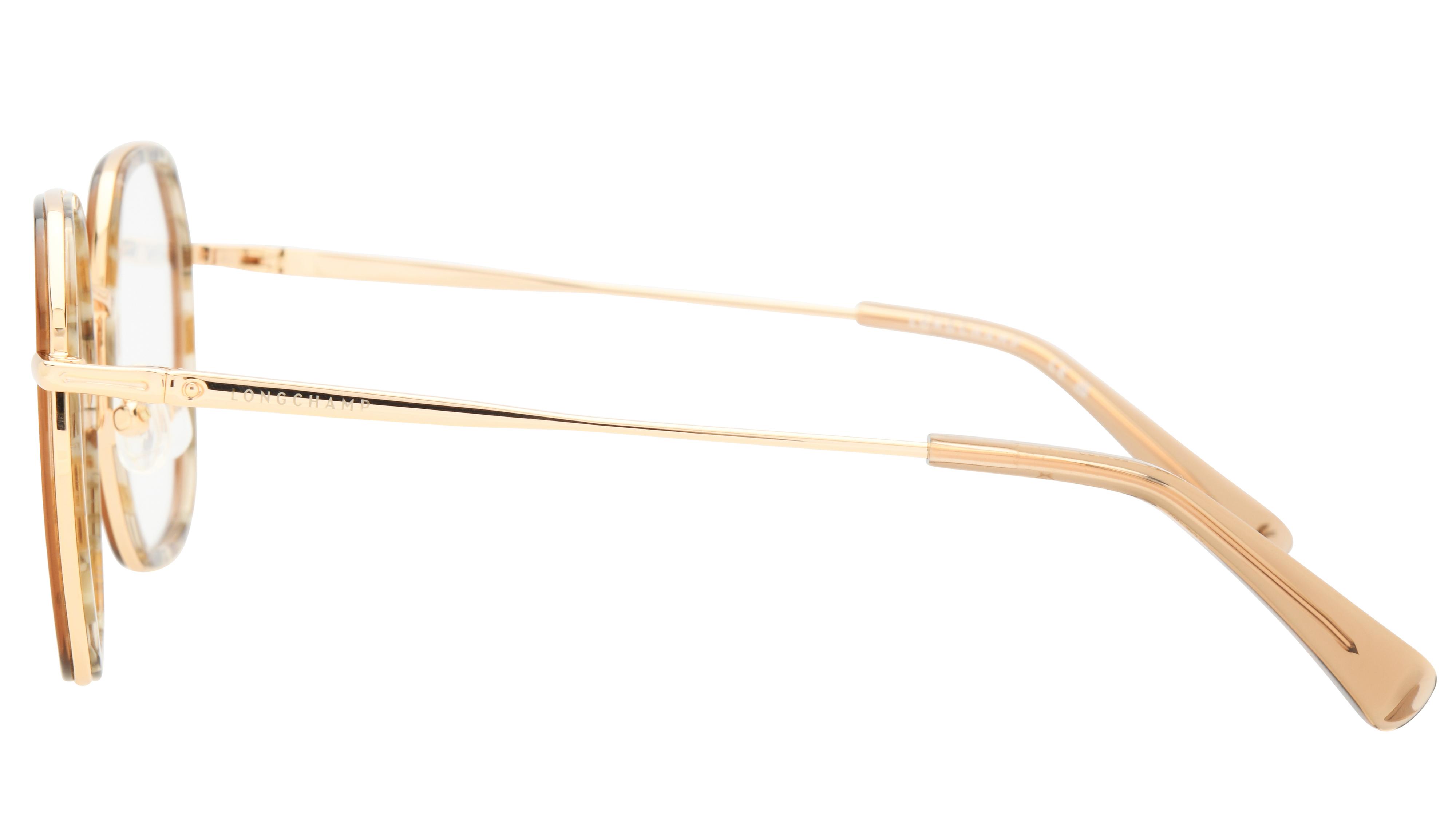 Lunettes de vue Longchamp Femme Marron Carré LO2183 Gauche