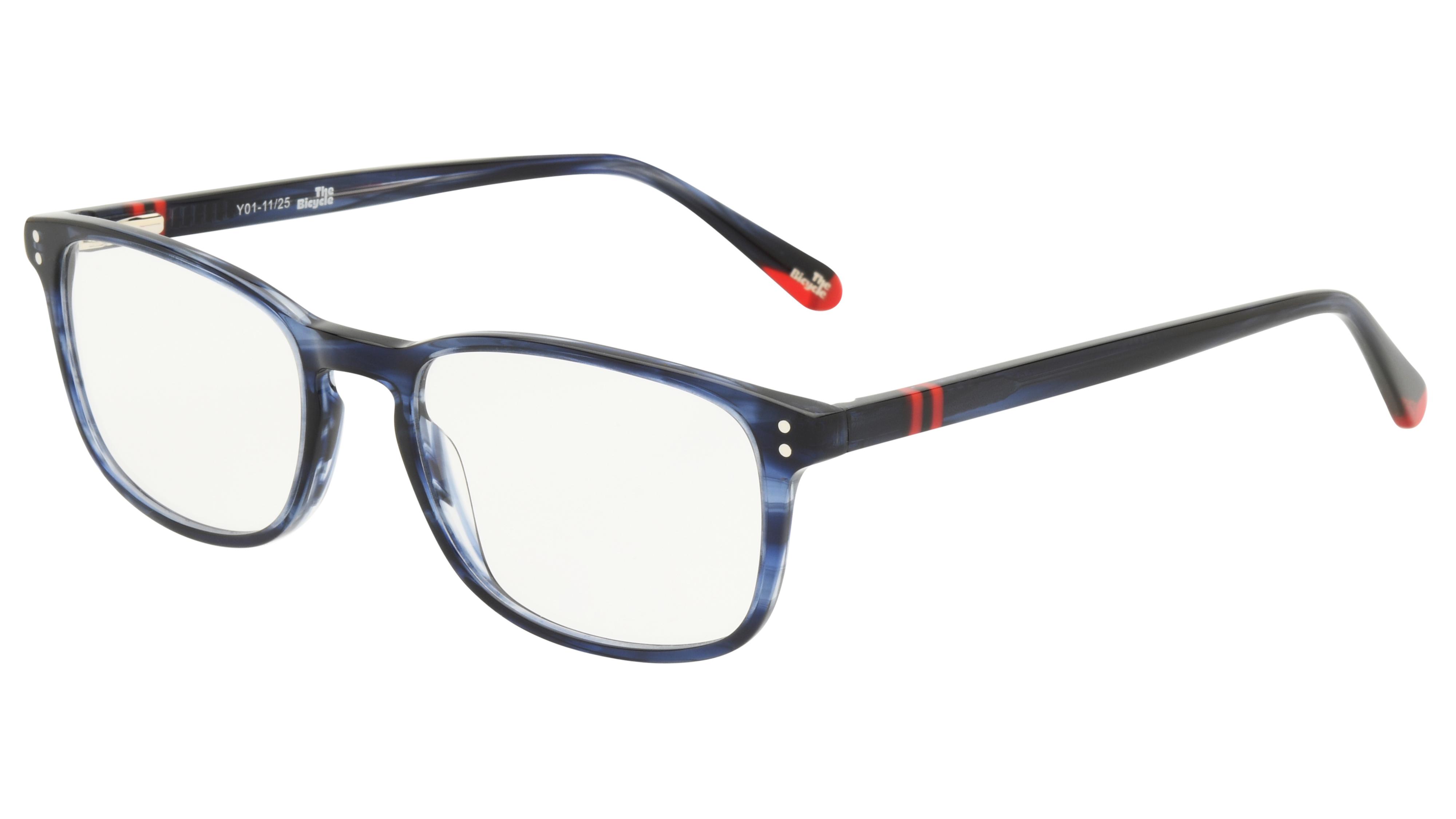 Lunettes de vue The Bicycle Homme Bleu Rectangle Bic2603 Trois-Quart