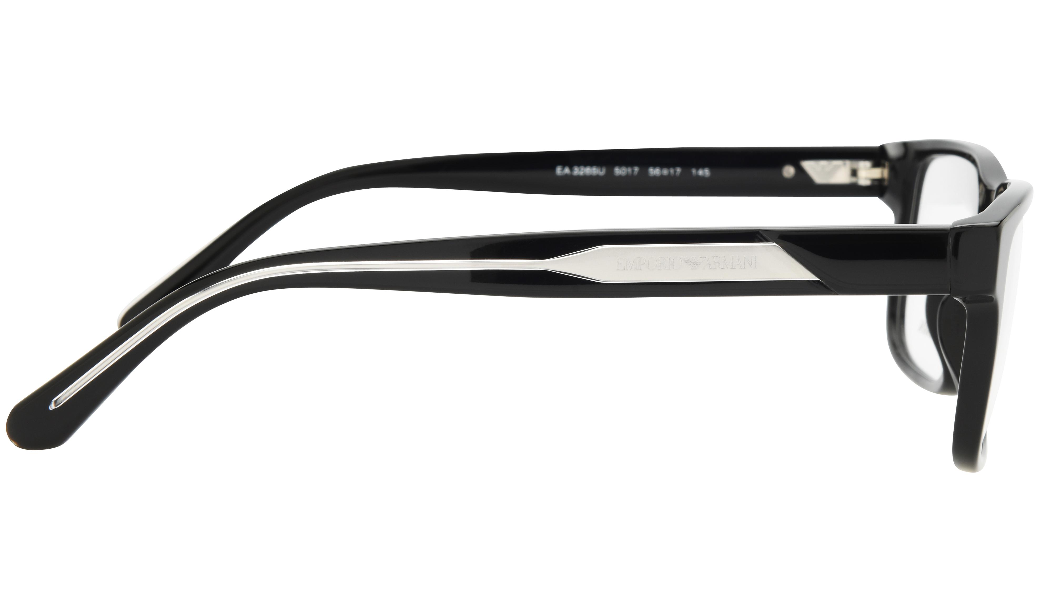Lunettes de vue Emporio Armani Homme Noir Rectangle ea3265u Droite