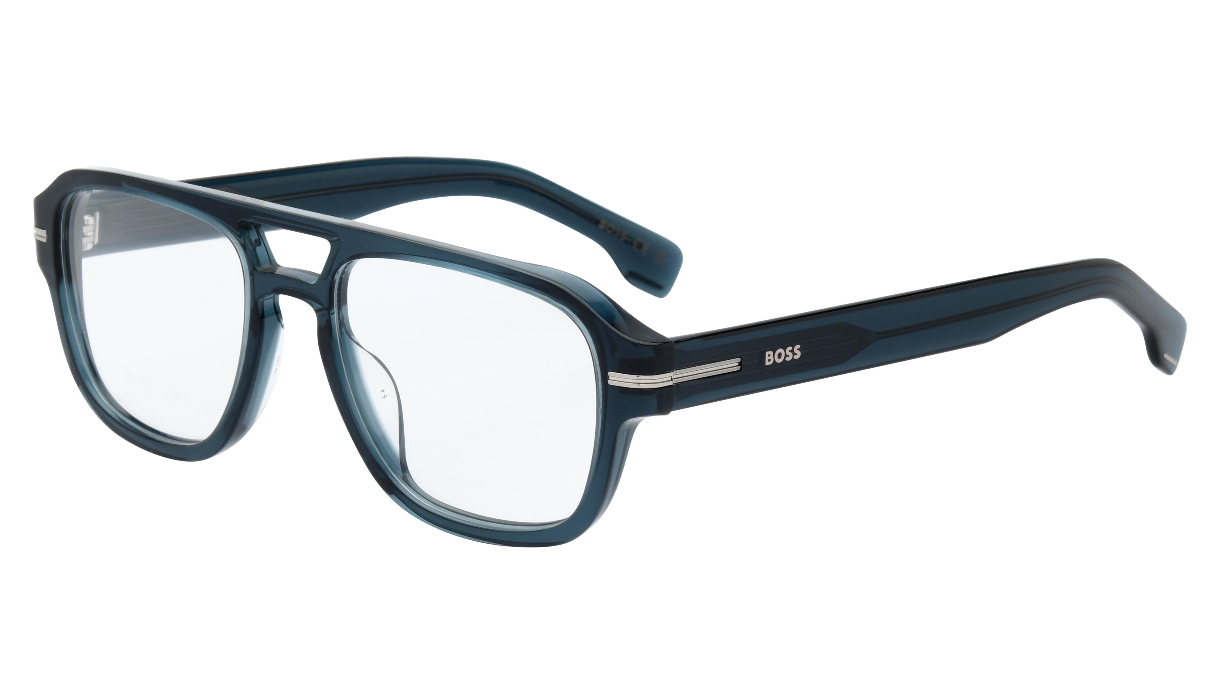 Lunettes de vue Boss Homme Bleu Aviateur Boss1854/G Trois-Quart