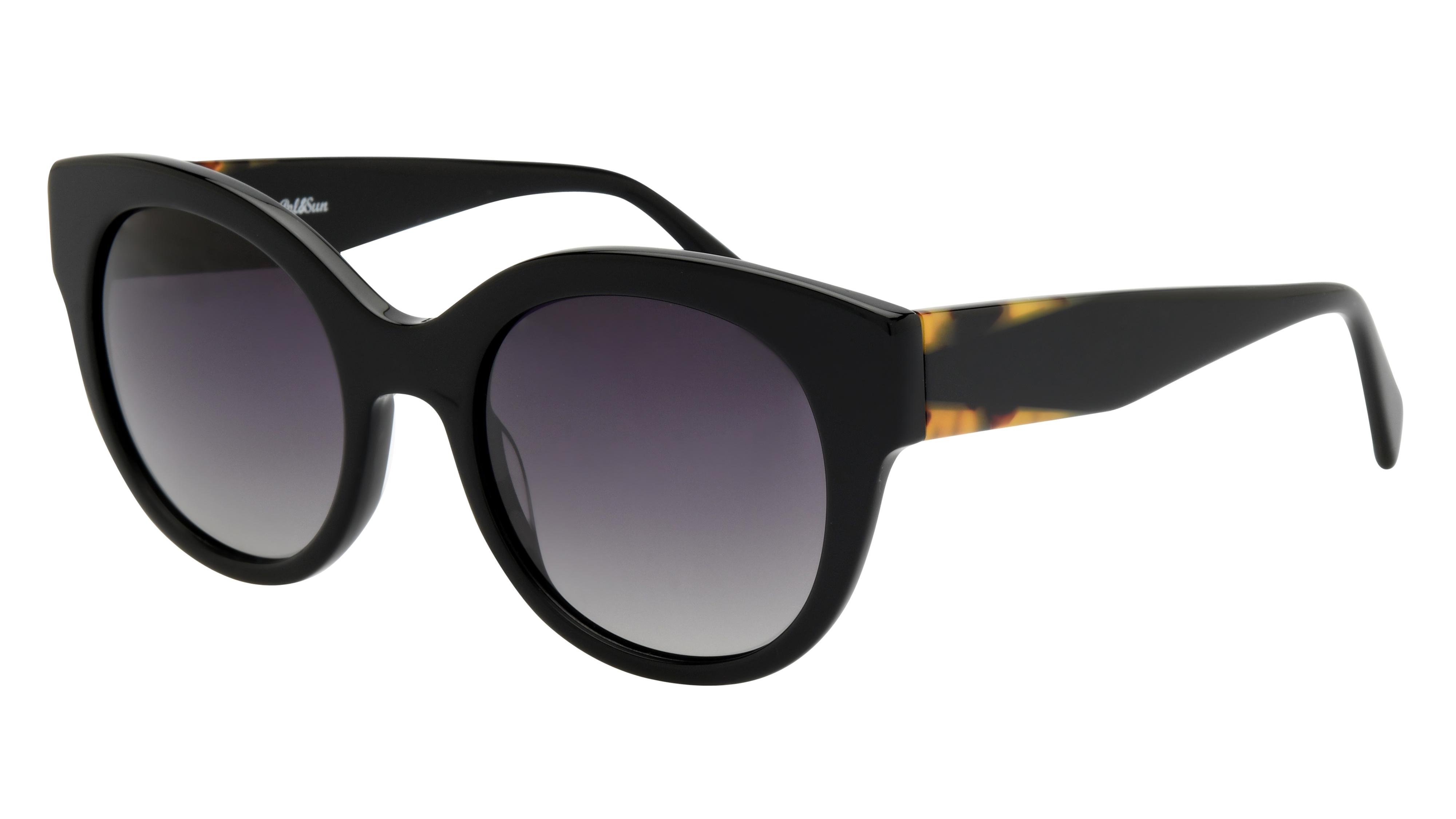 Lunettes de soleil Pol&Sun Femme Noir Papillon Pos2506 Trois-Quart