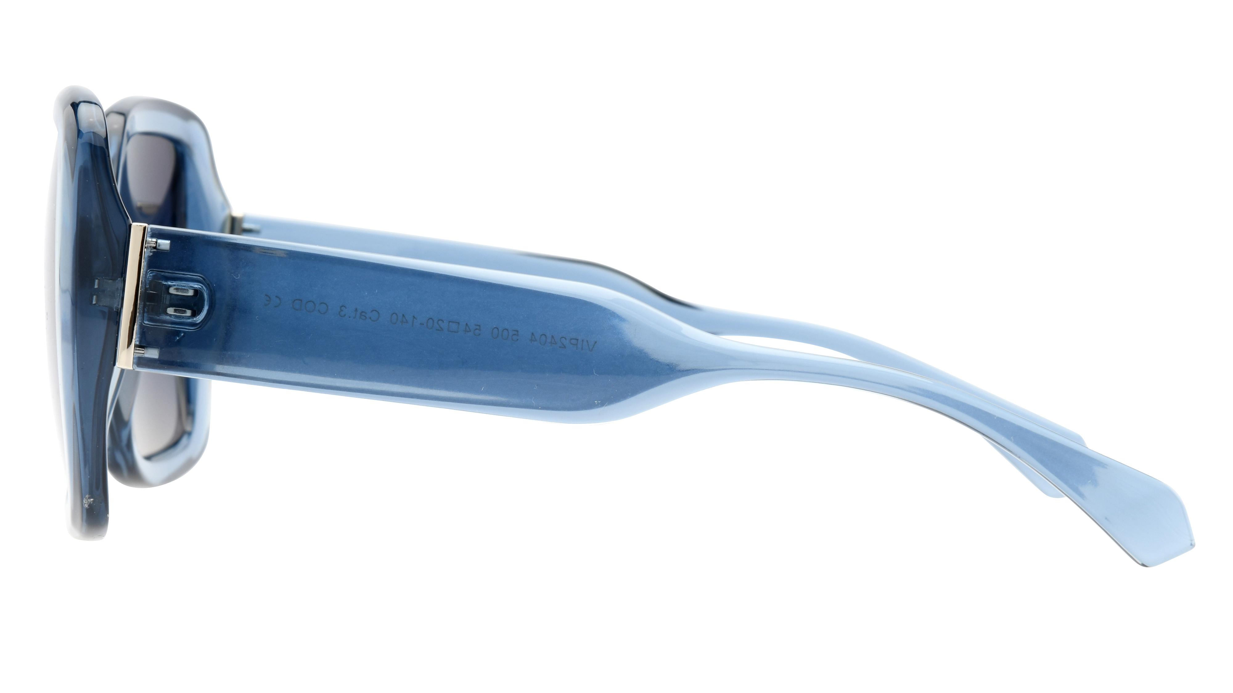 Lunettes de soleil VIP Femme Bleu Carré Vip2404 Gauche