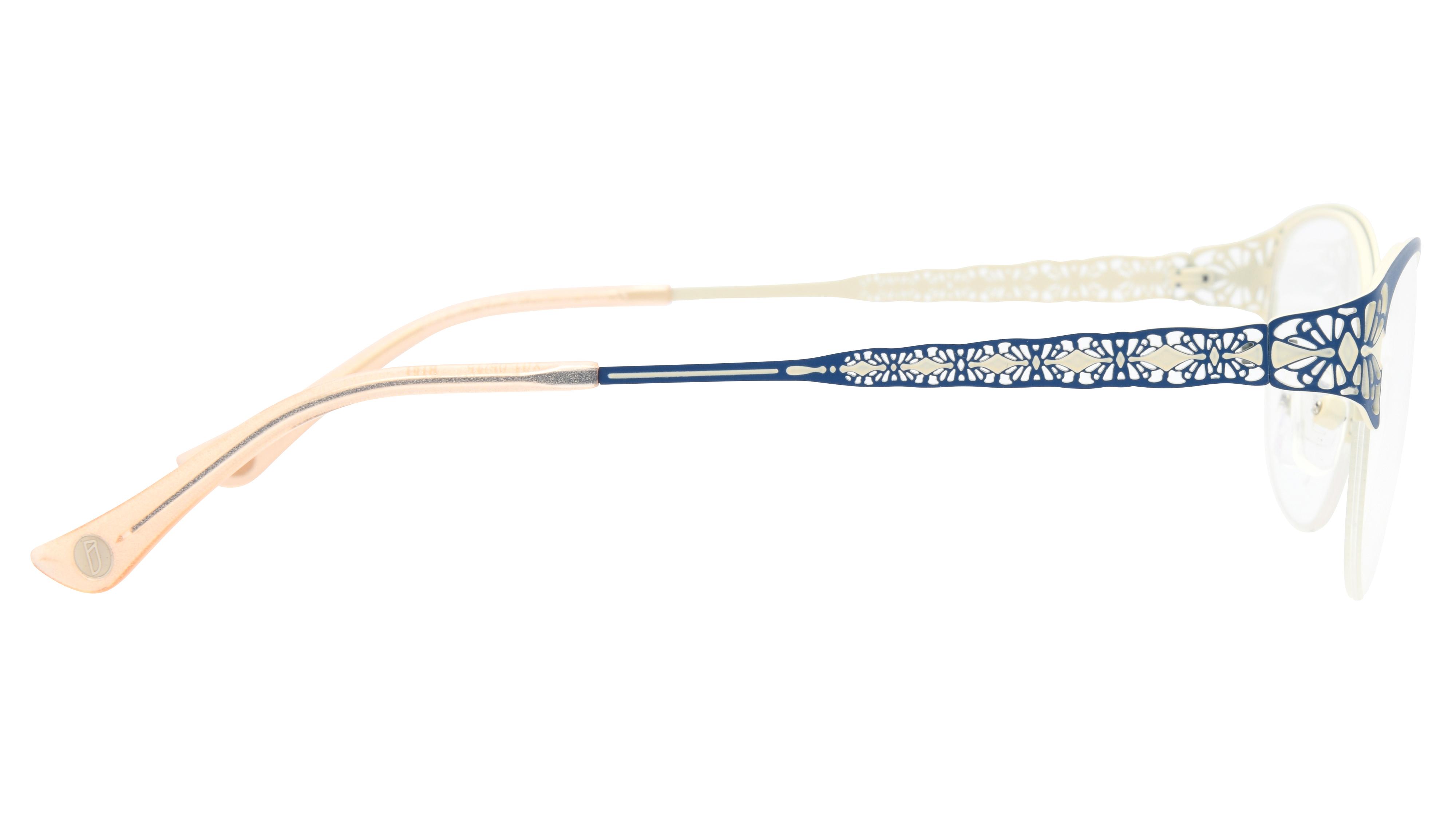 Monture Optique Baïa Baa2407 531 Bleu Fonce Mat Rectangle Lynx - Main Image