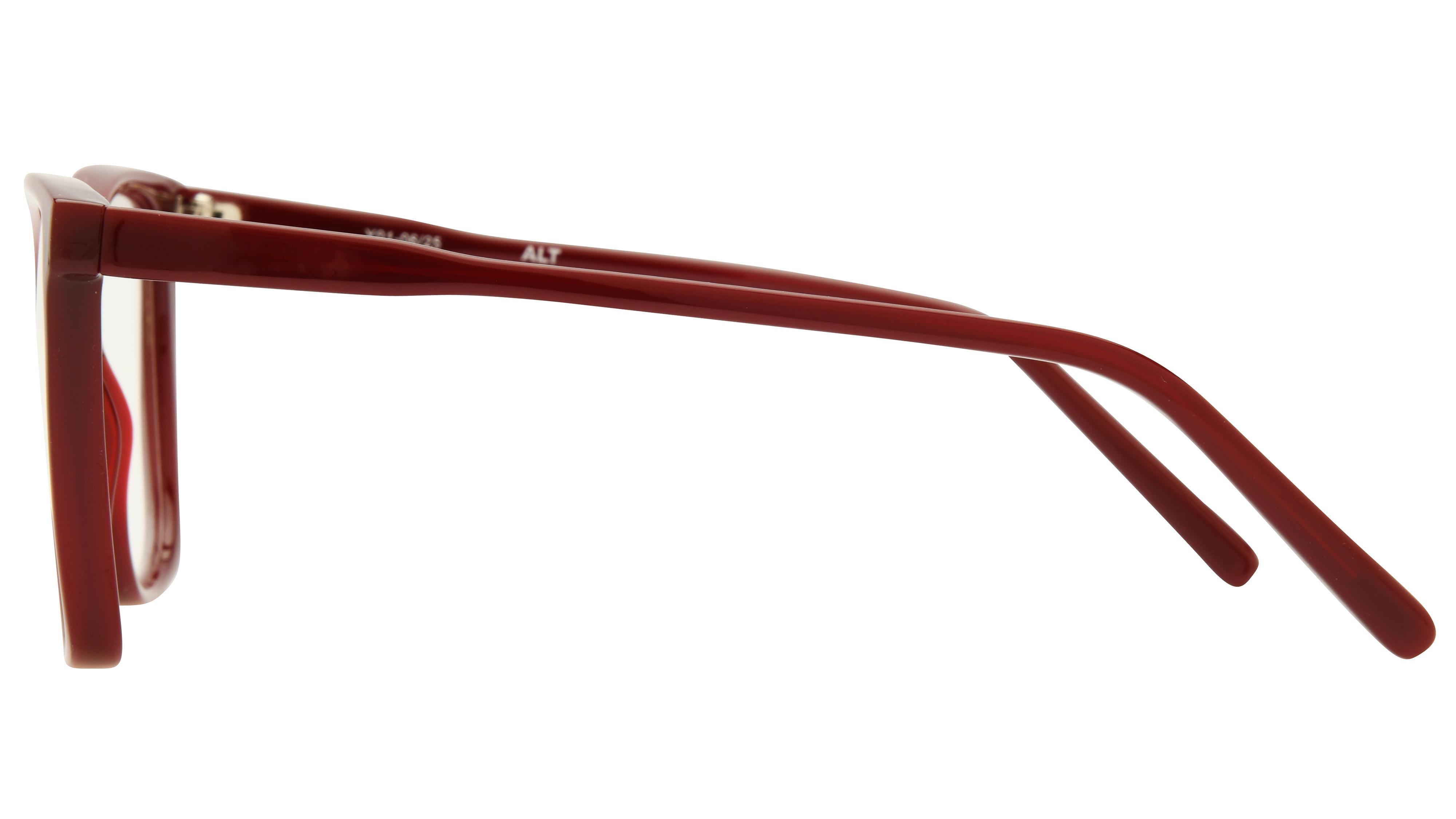 Lunettes de vue Alternance Femme Rouge Papillonnante Alt26102 Gauche