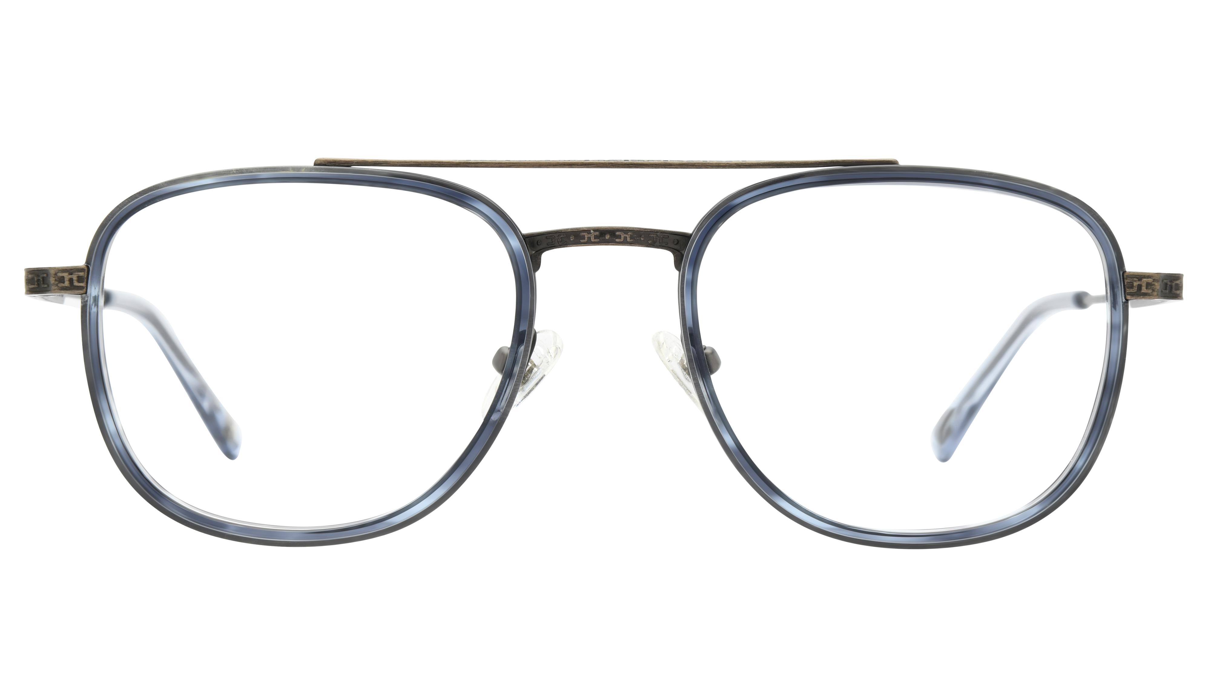 Lunettes de vue L'Atelier du Faubourg Homme Gris Aviateur Adf2503 Face