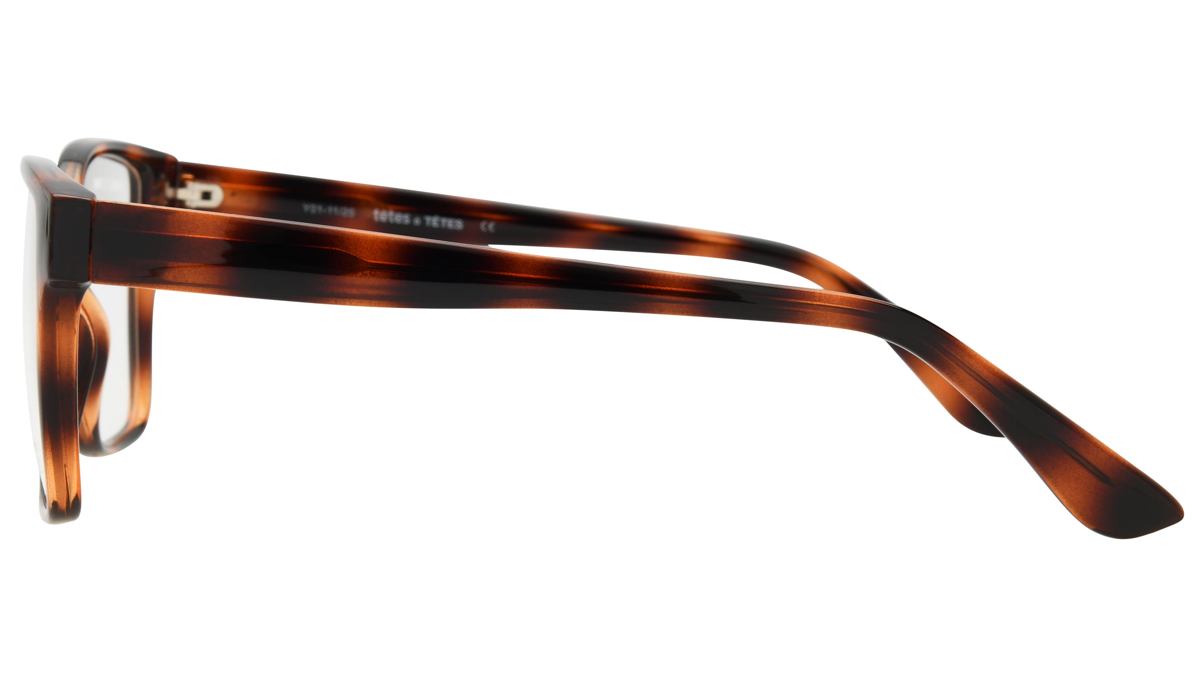 Lunettes de vue têtes à TETES Femme Ecaille Papillonnante tat2601 Gauche
