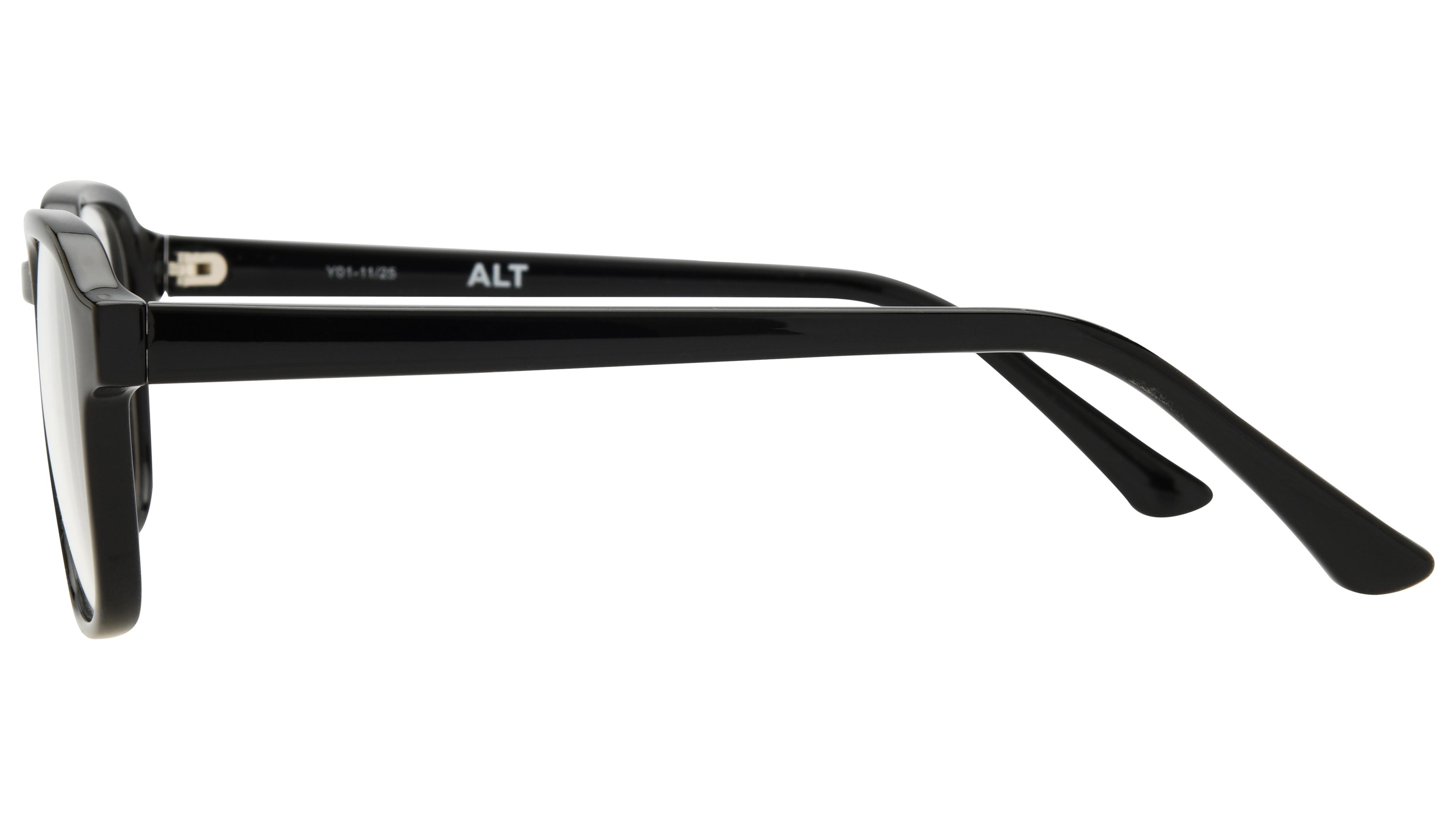 Lunettes de vue Alternance Homme Noir Rectangle alt26113 Gauche