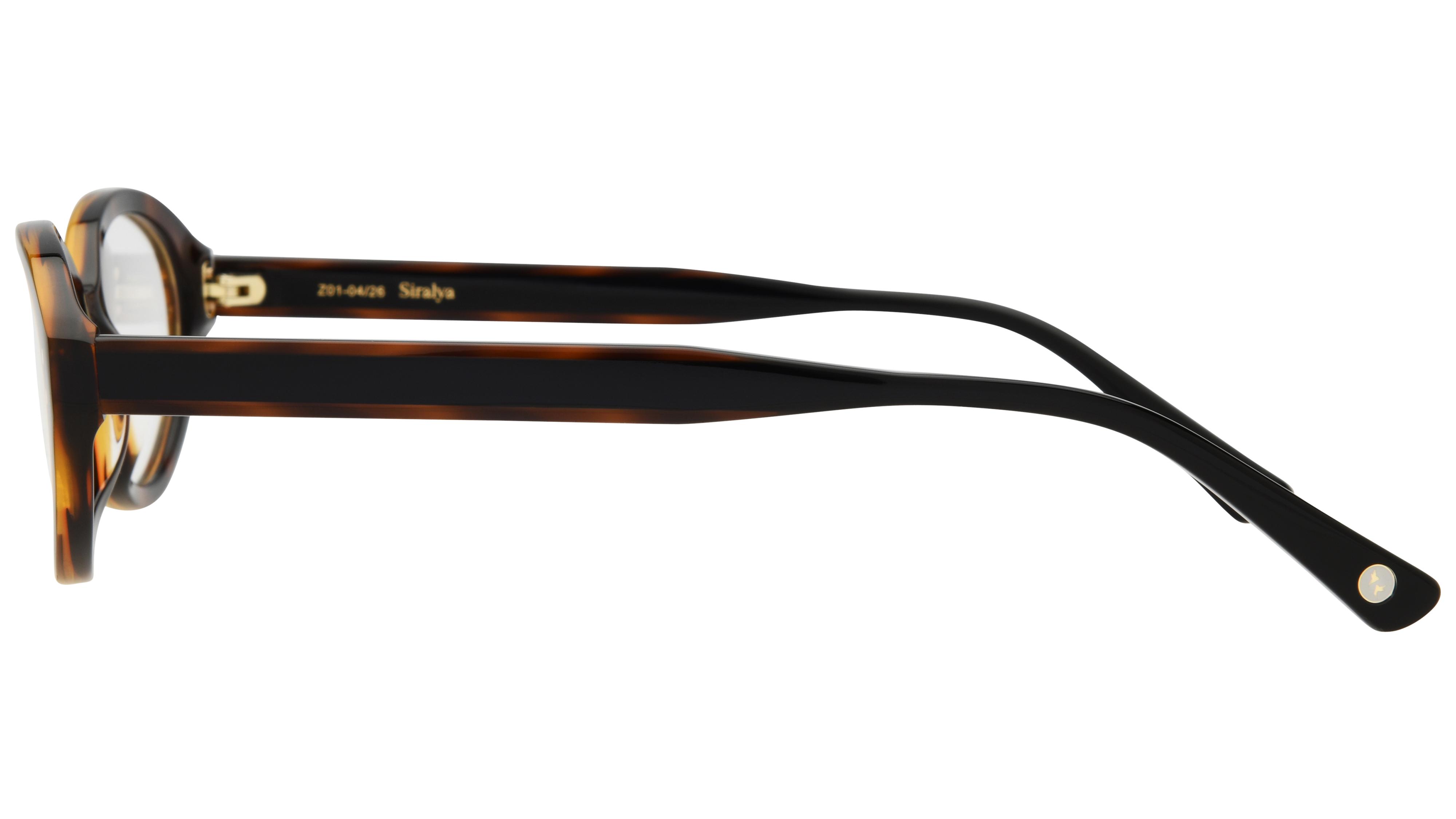 Lunettes de vue Siralya Femme Ecaille Ovale sir2606 Gauche