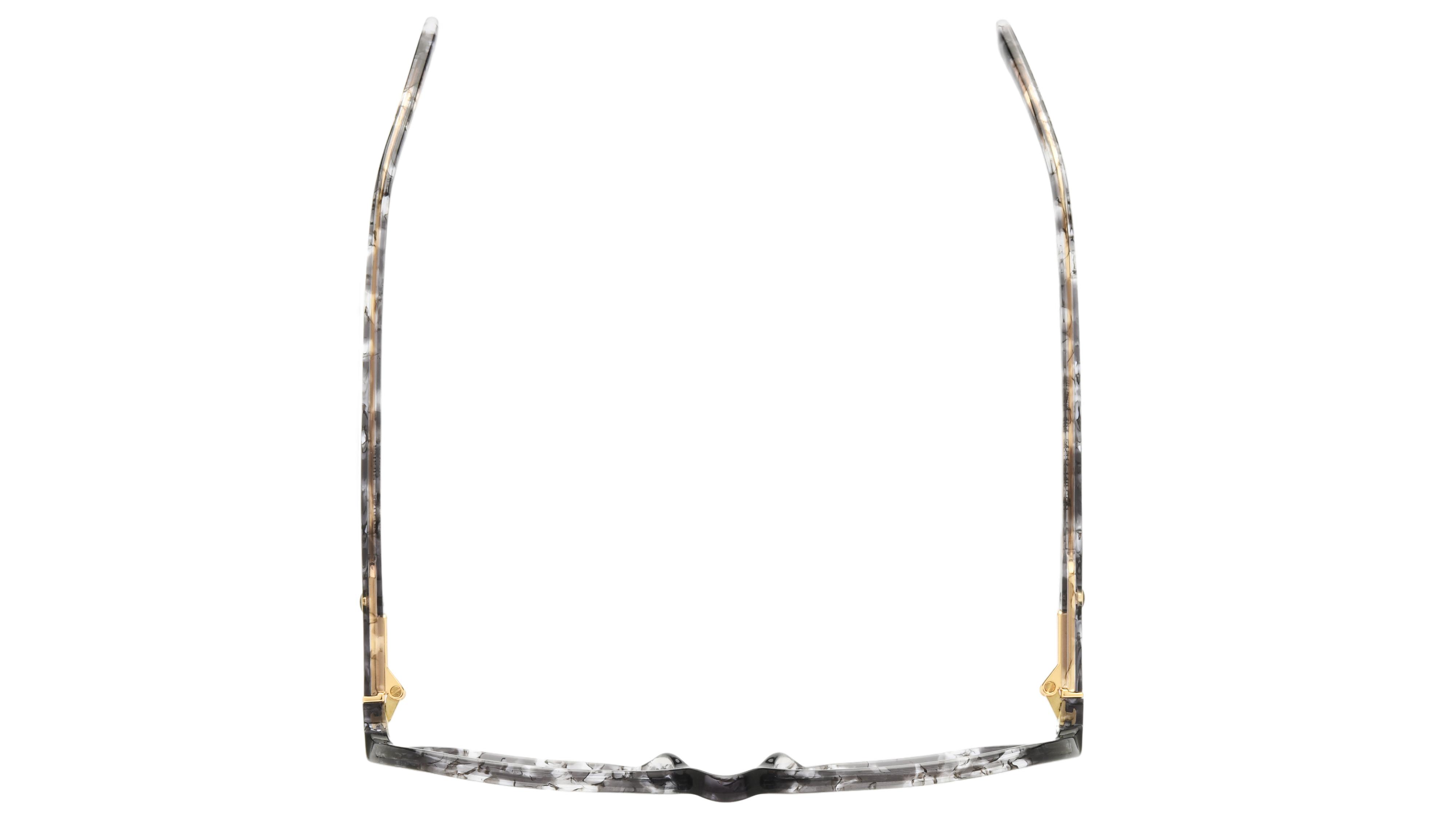 Lunettes de vue Siralya Femme Noir Carré Sir2503 Dessus