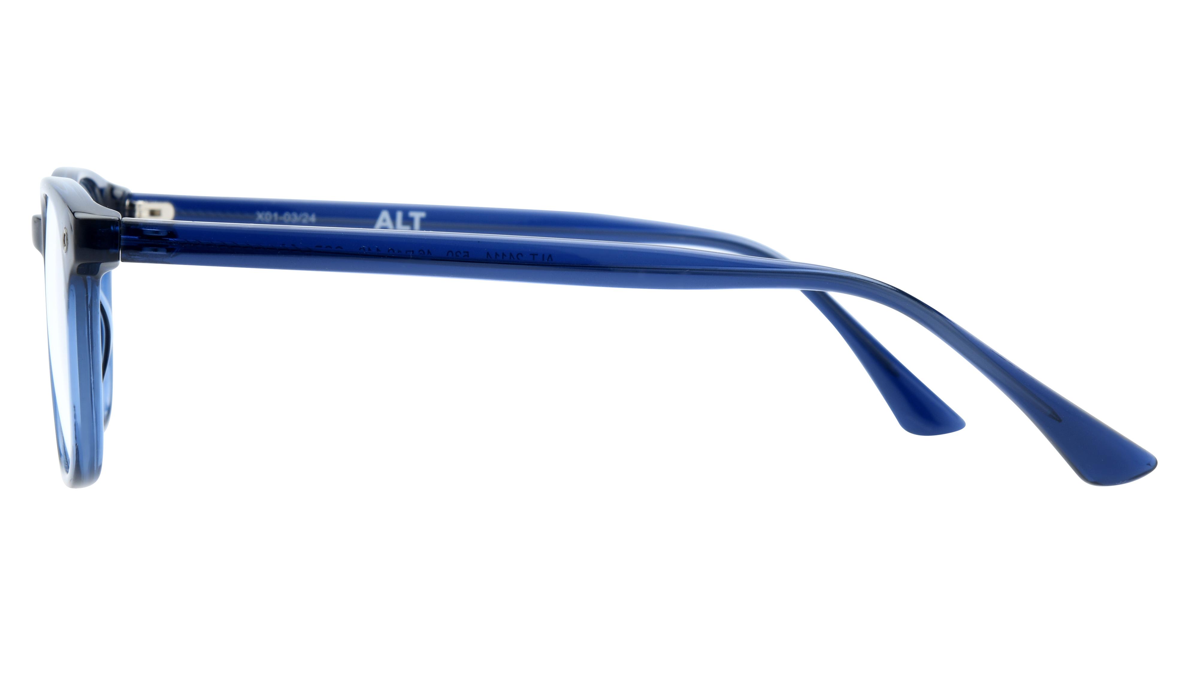Lunettes de vue Alternance Enfant Bleu Rectangle ALT24114 Gauche