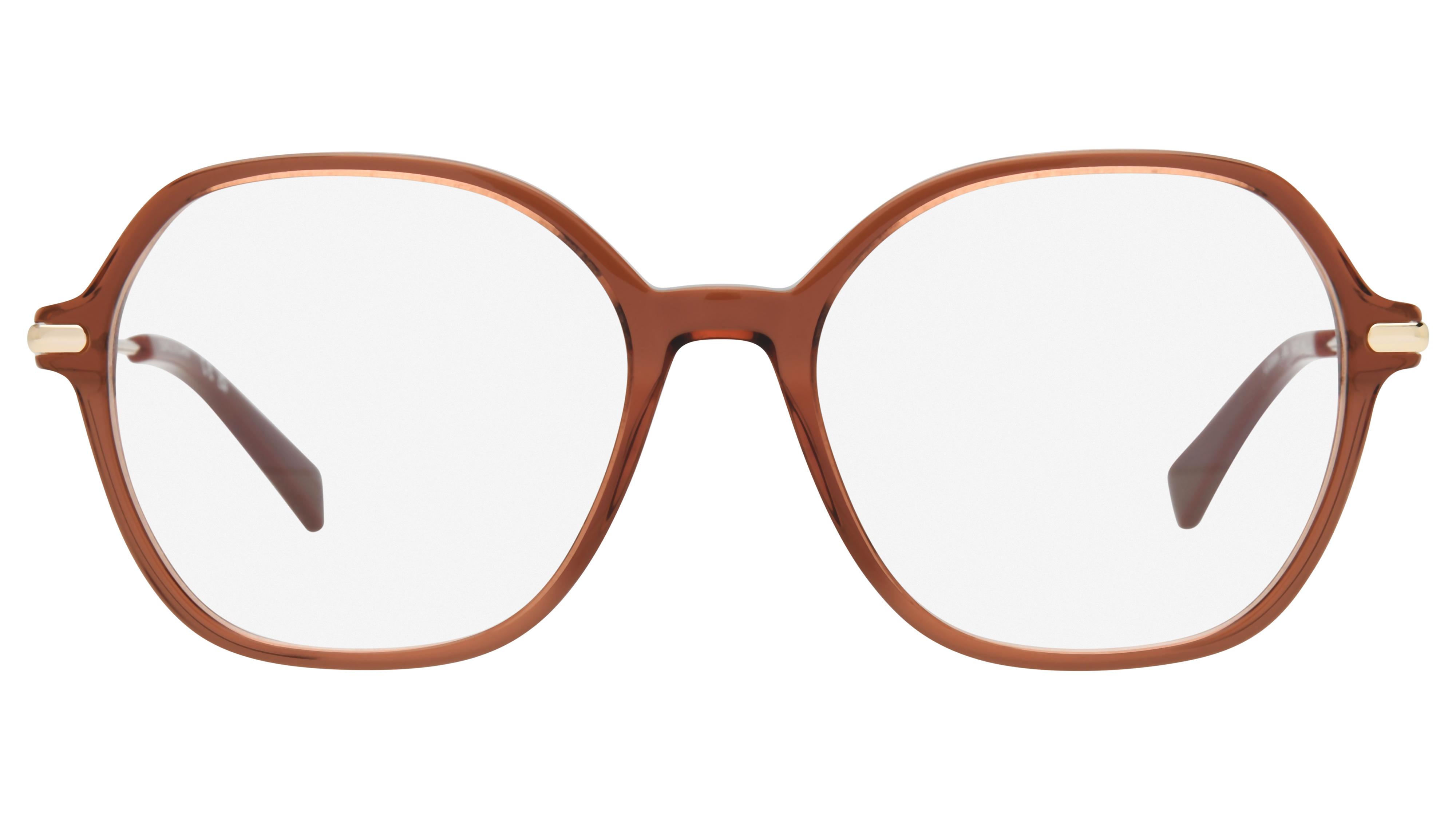 Lunettes de vue Longchamp Femme Marron Carré LO2804 Face