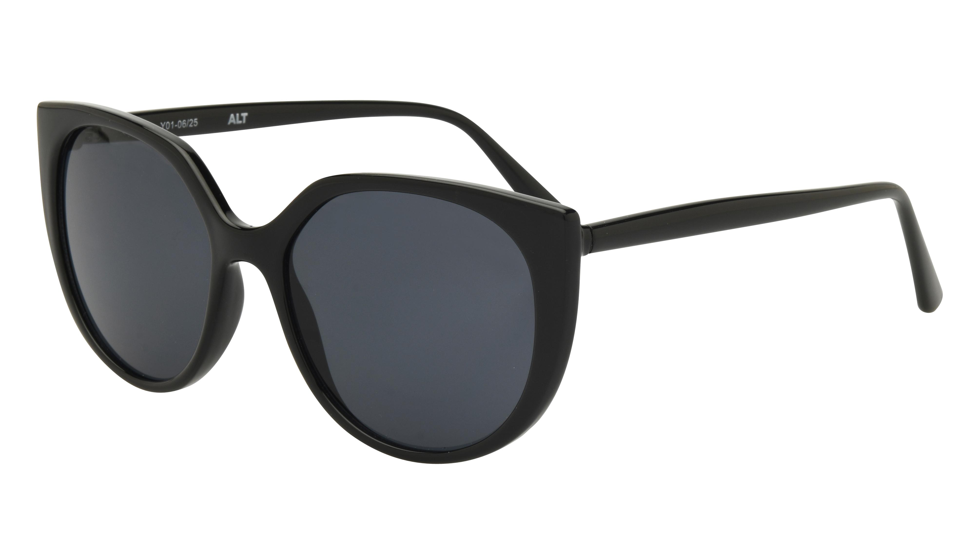 Lunettes de soleil Alternance Femme Noir Papillonnante Alt25201 Trois-Quart