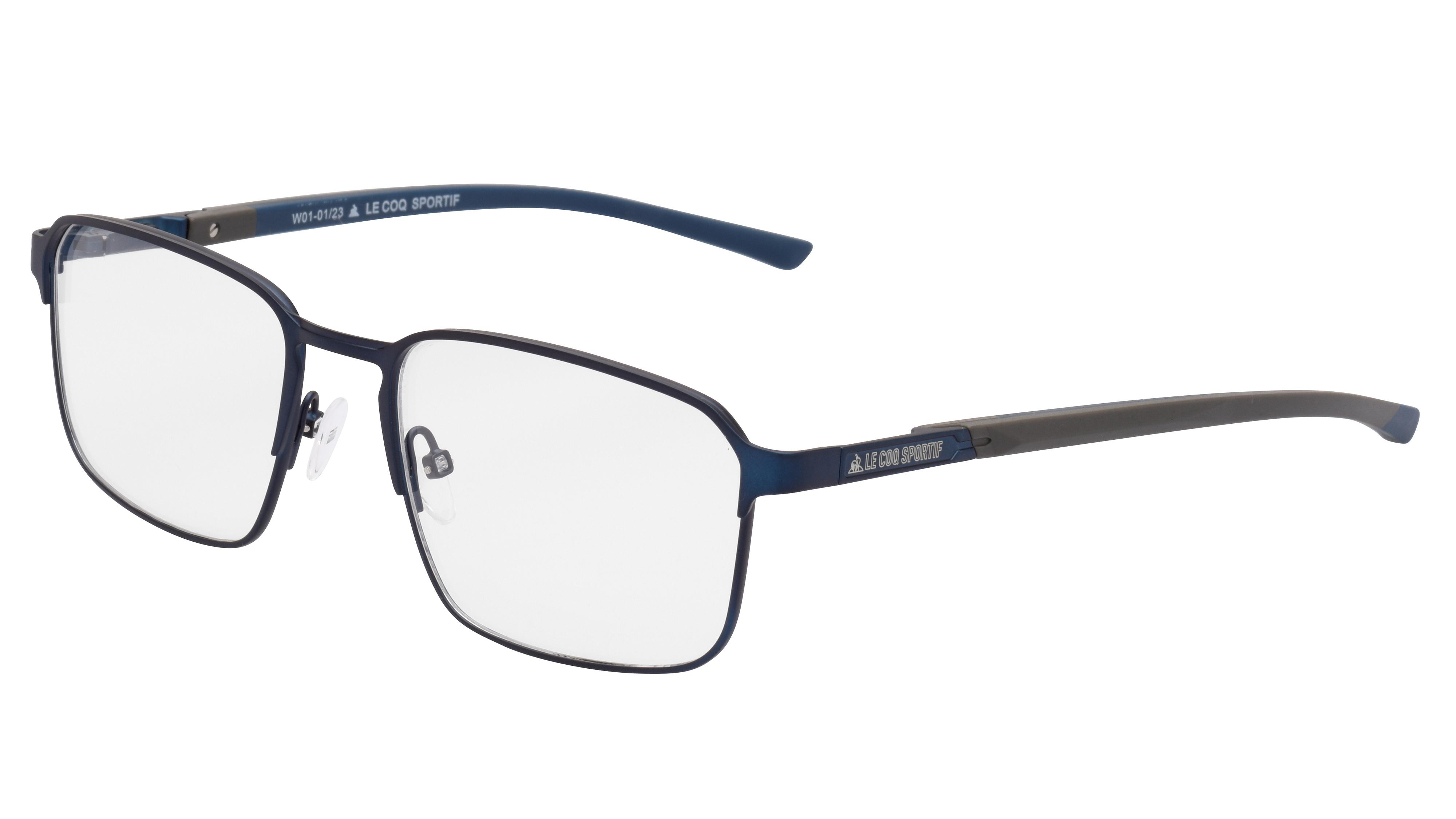 Monture Optique Le Coq Sportif Lcs2213 535 Bleu Fonce Satin Rectangle Lynx Optique