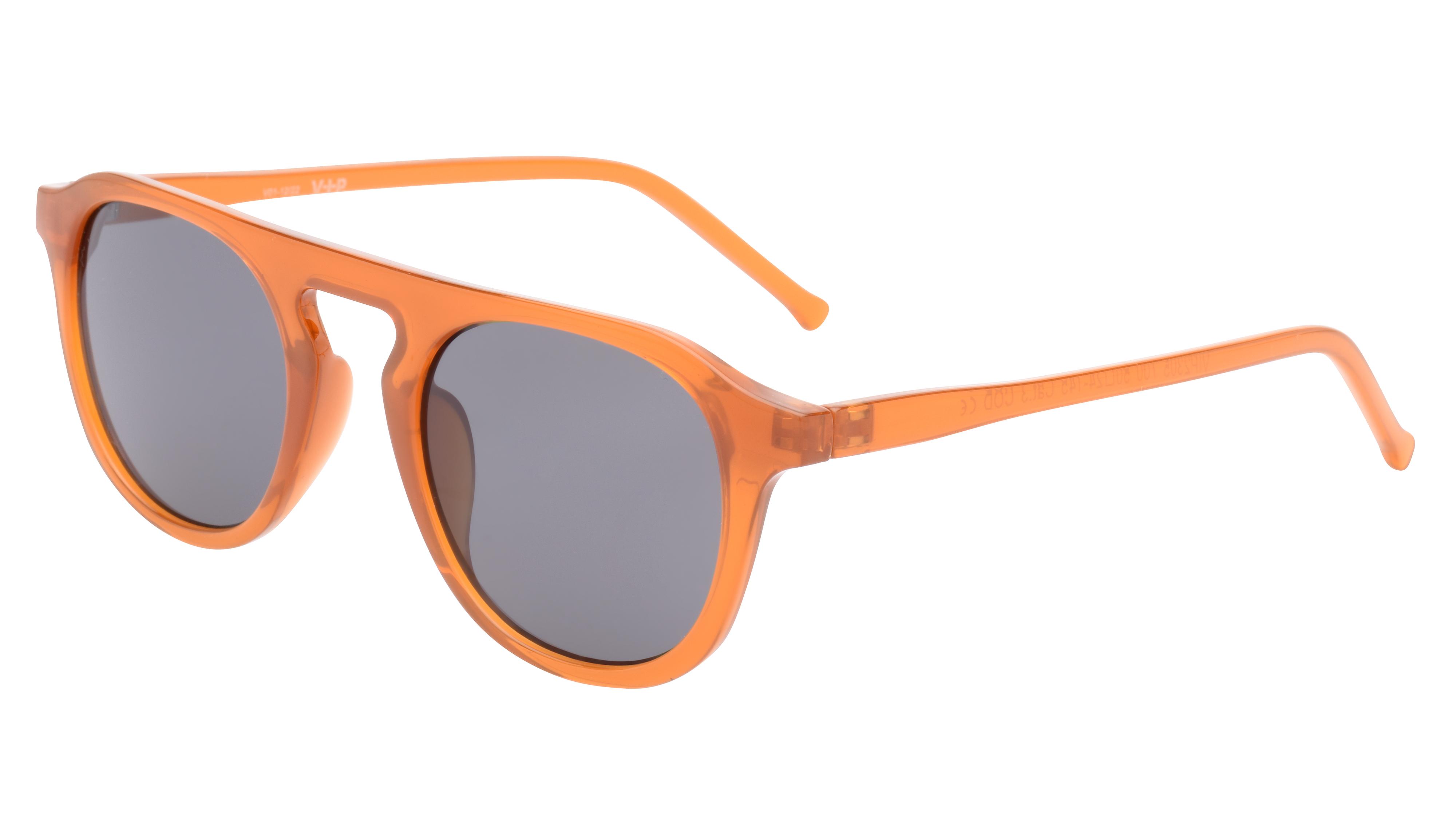 Monture Solaire VIP Vip2305 700 Orange Cristal Aviateur Lynx Optique