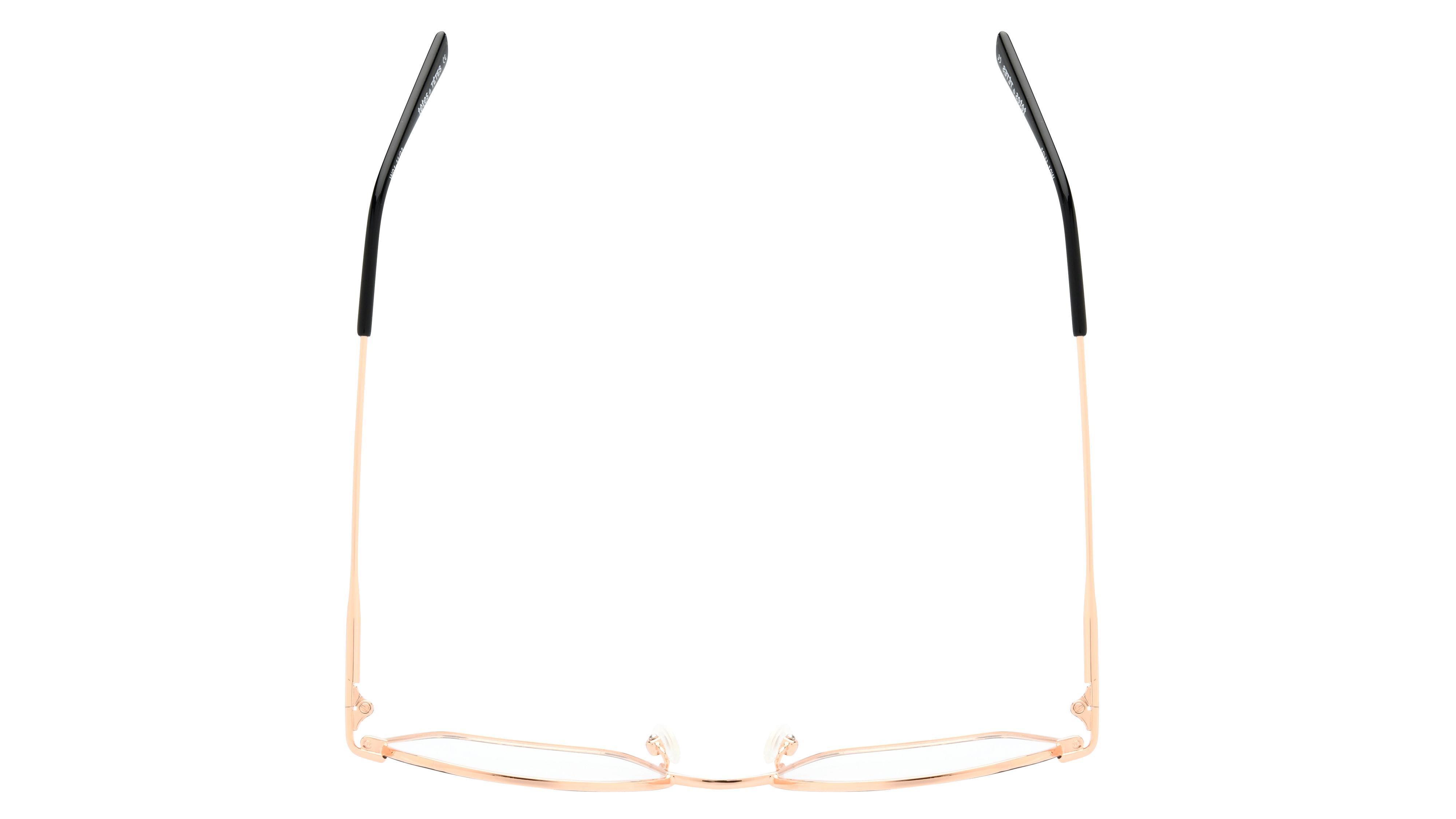 Lunettes de vue têtes à TETES Femme Or Carré Tat2403 Dessus