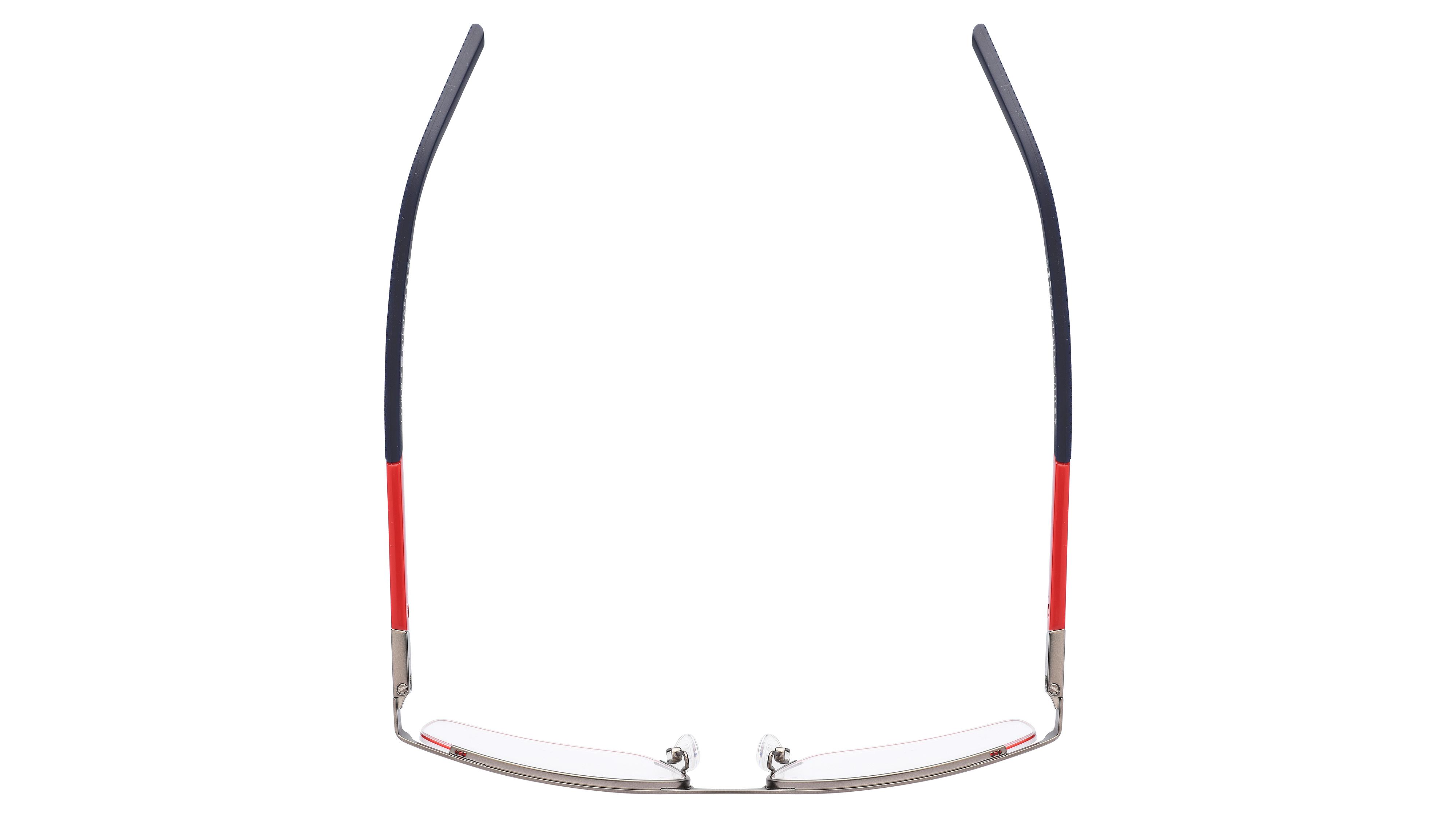Lunettes de vue Tommy Hilfiger Homme Gris Rectangle Th1640 Dessus