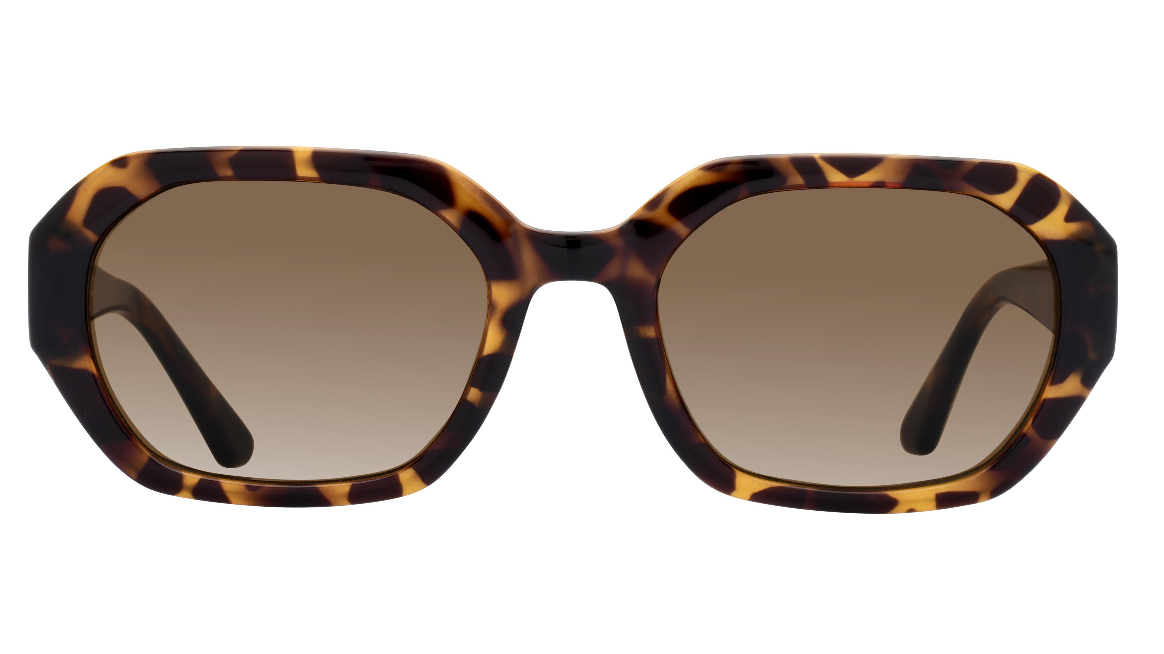 Lunettes de soleil Alternance Femme Ecaille Carré Alt23203 Face