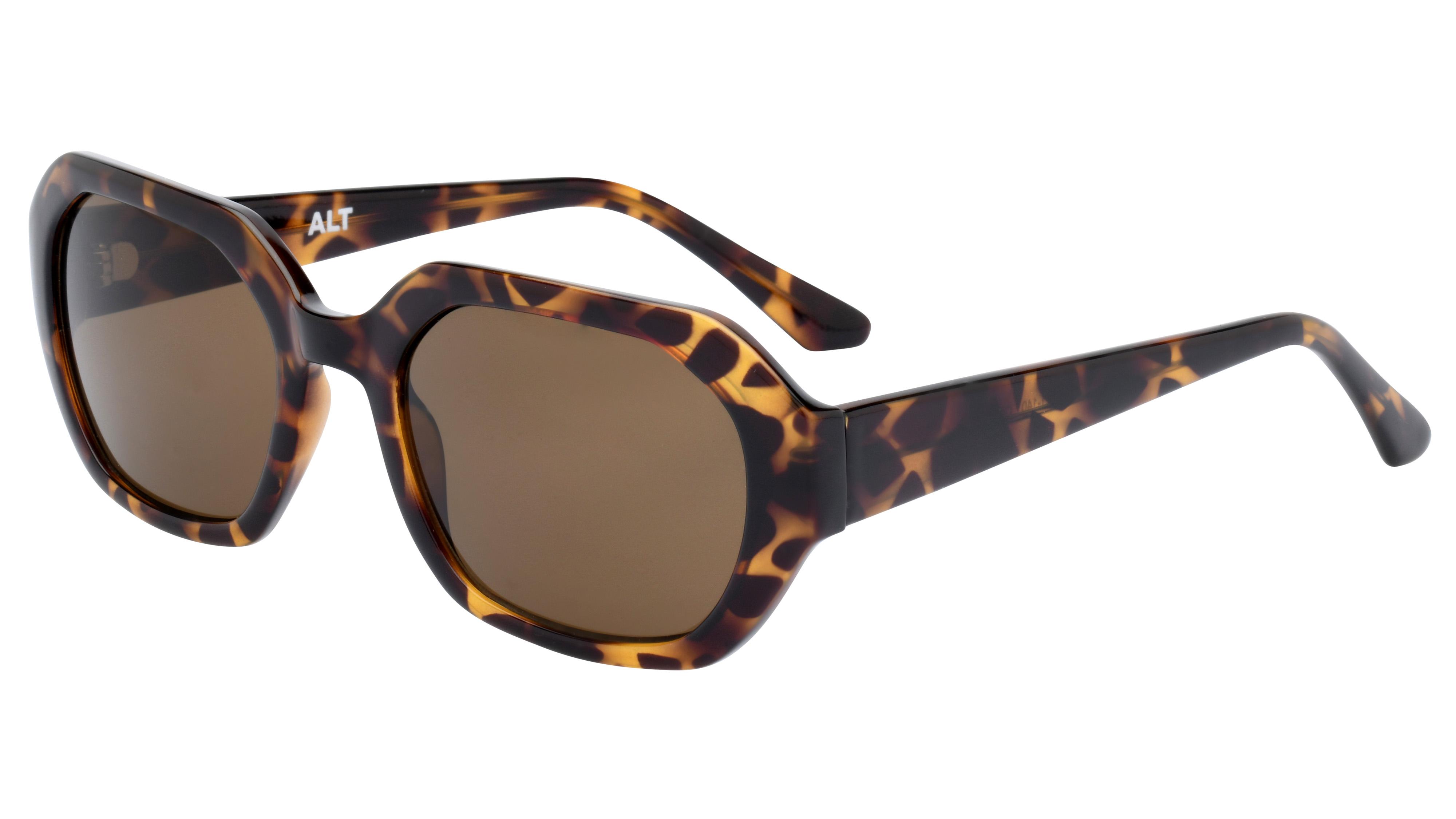 Lunettes de soleil Alternance Femme Ecaille Carré Alt23203 Trois-Quart