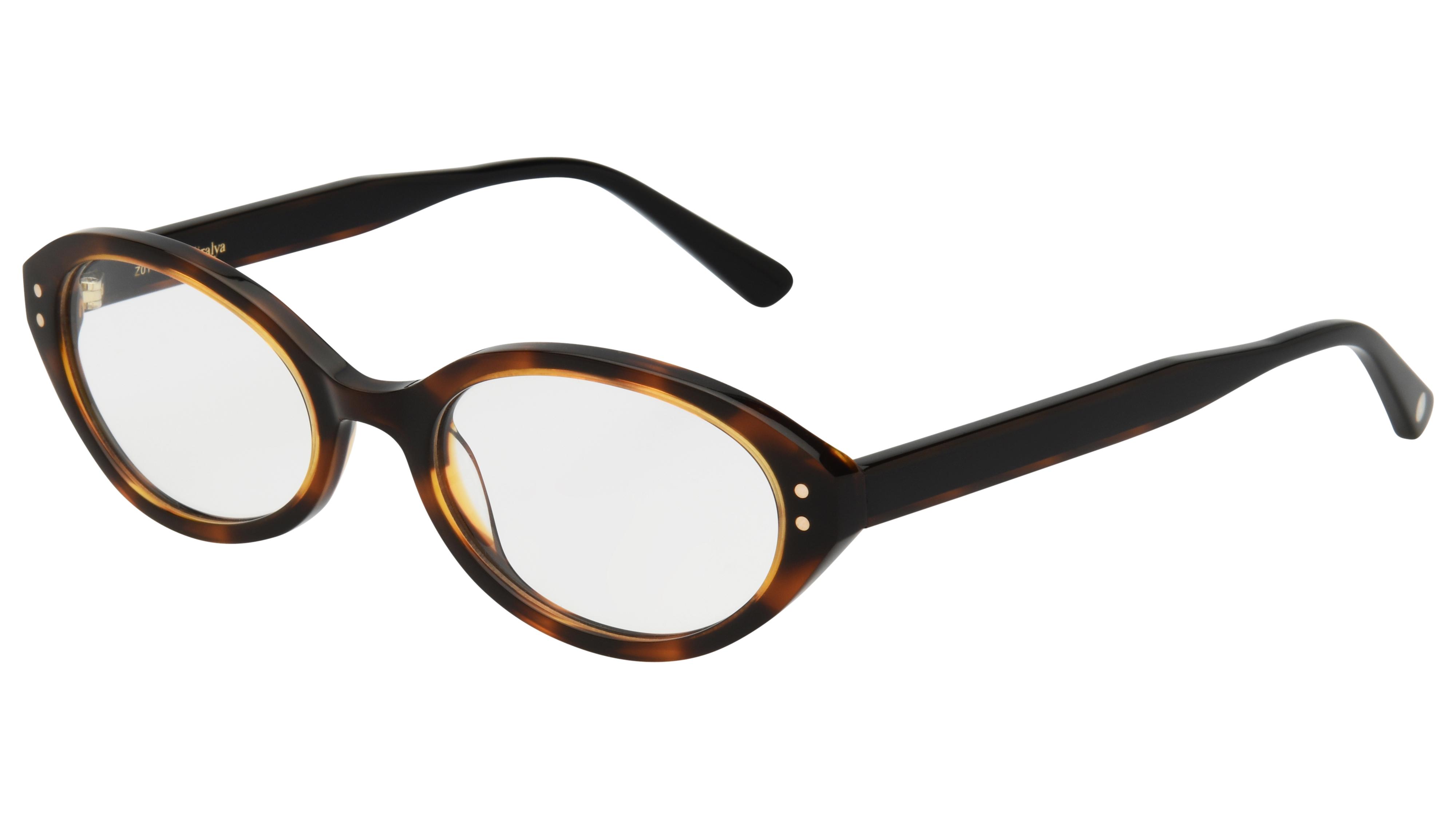 Lunettes de vue Siralya Femme Ecaille Ovale sir2606 Trois-Quart