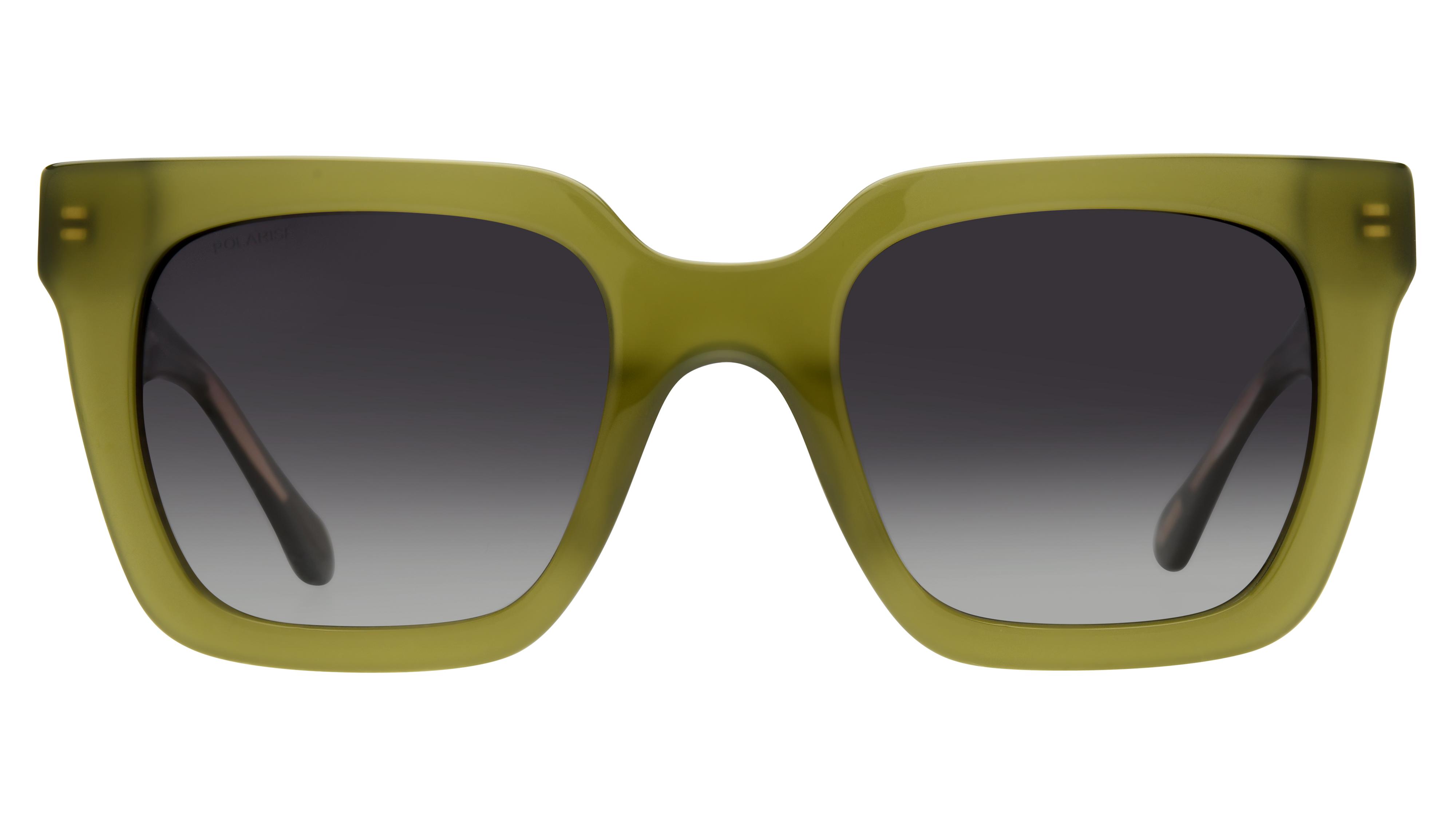 Lunettes de soleil Pol&Sun Femme Vert Carré Pos2505 Face