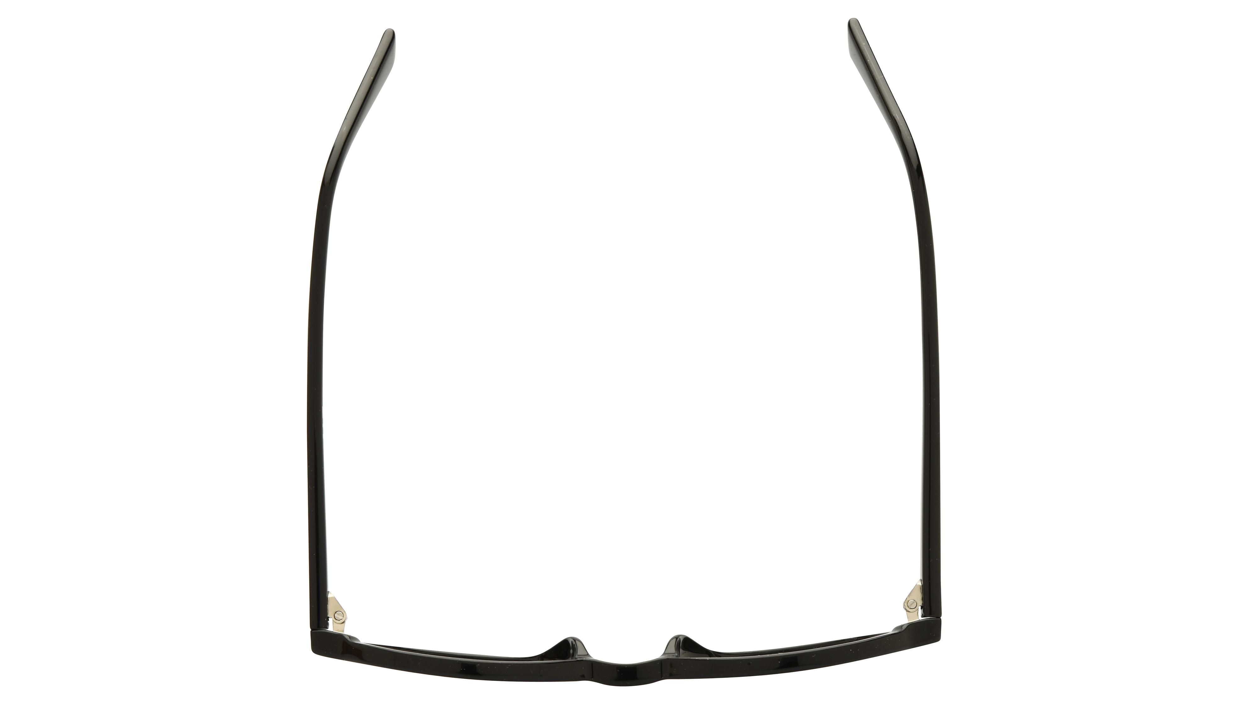 Lunettes de soleil Alternance Femme Noir Ovale Alt26206 Dessus