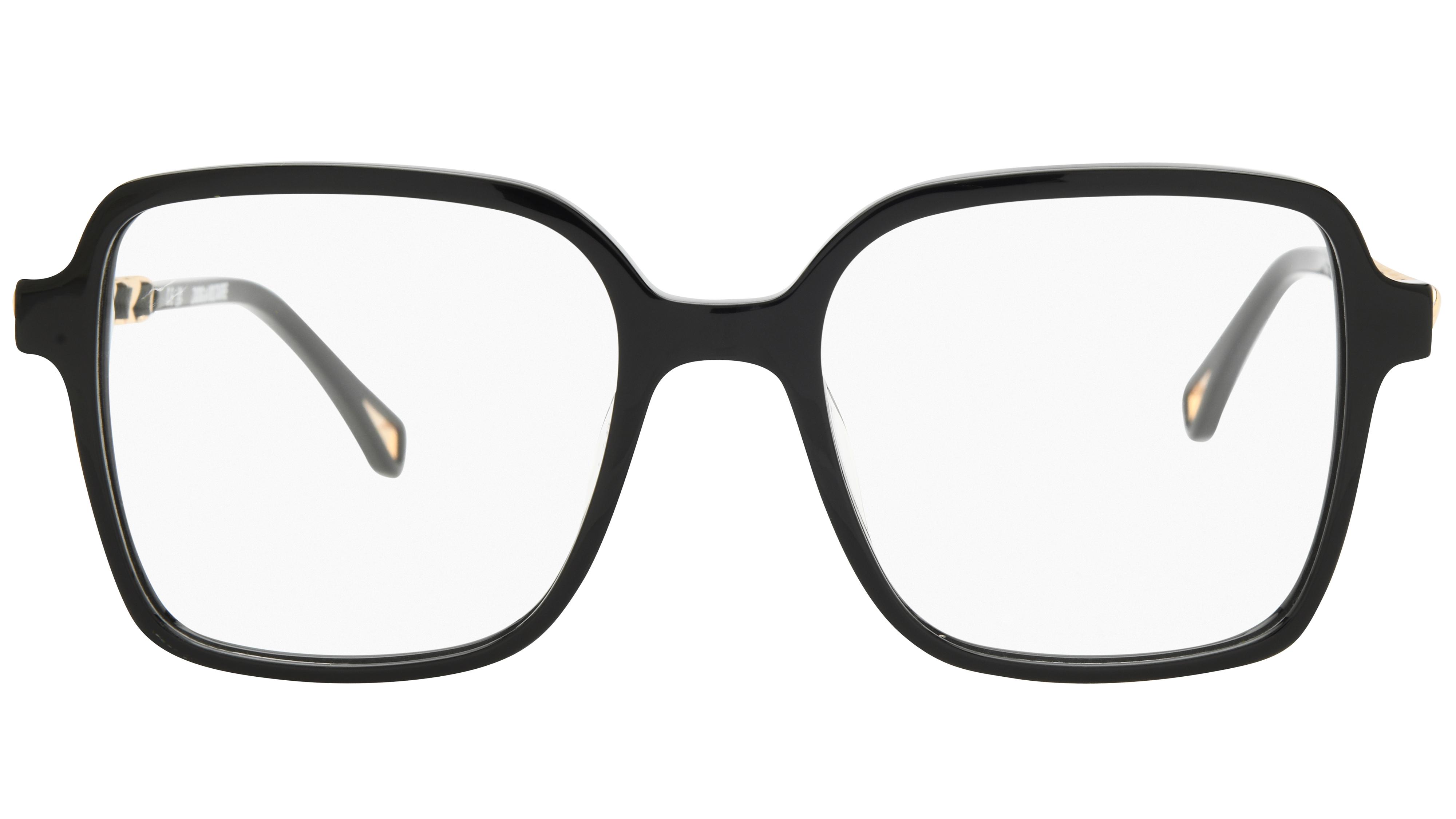 Lunettes de vue Zadig & Voltaire Femme Noir Carré VZV485 Face