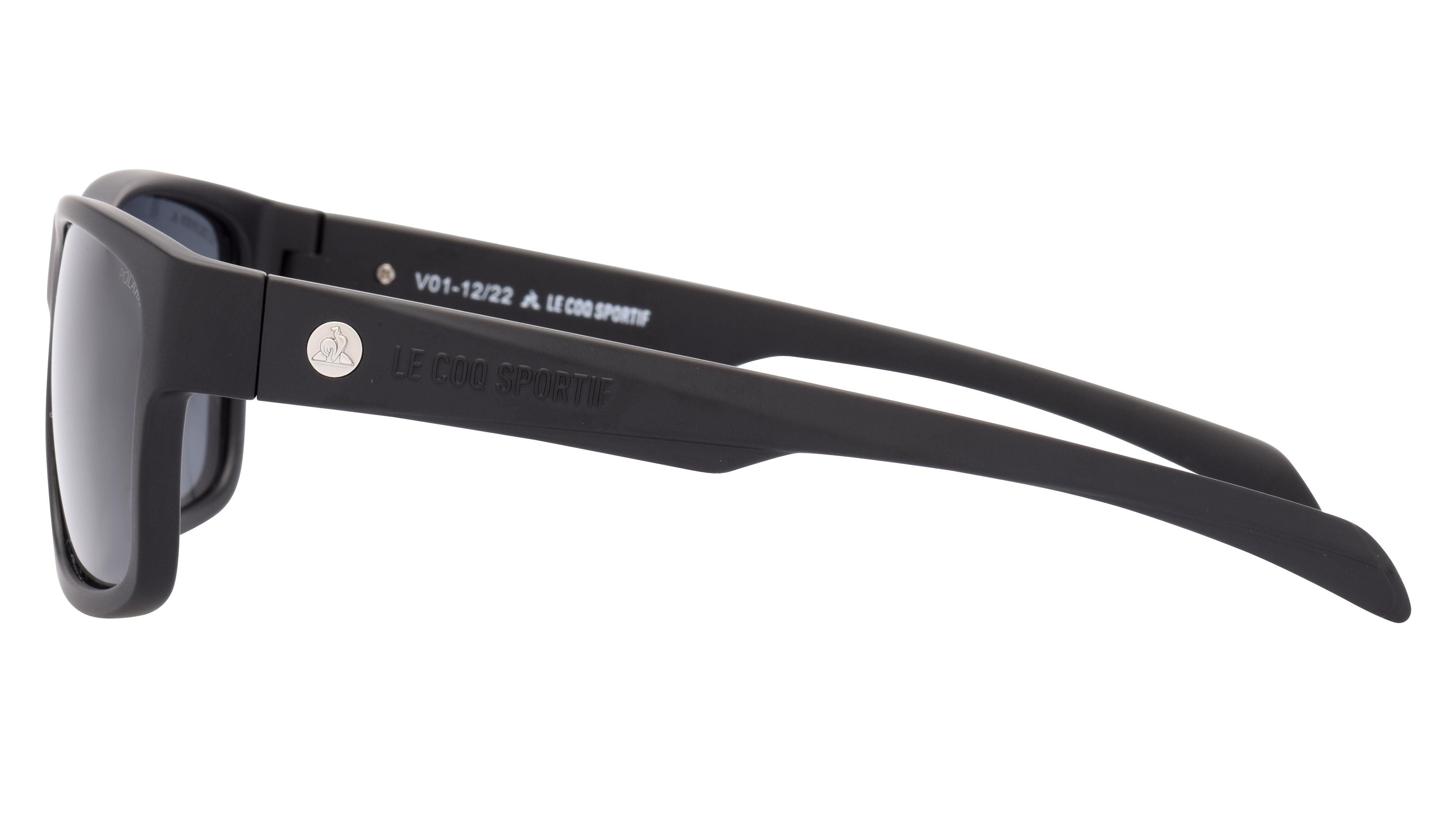 Lunettes de soleil Le Coq Sportif Homme Noir Rectangle Lcs2208/S Gauche