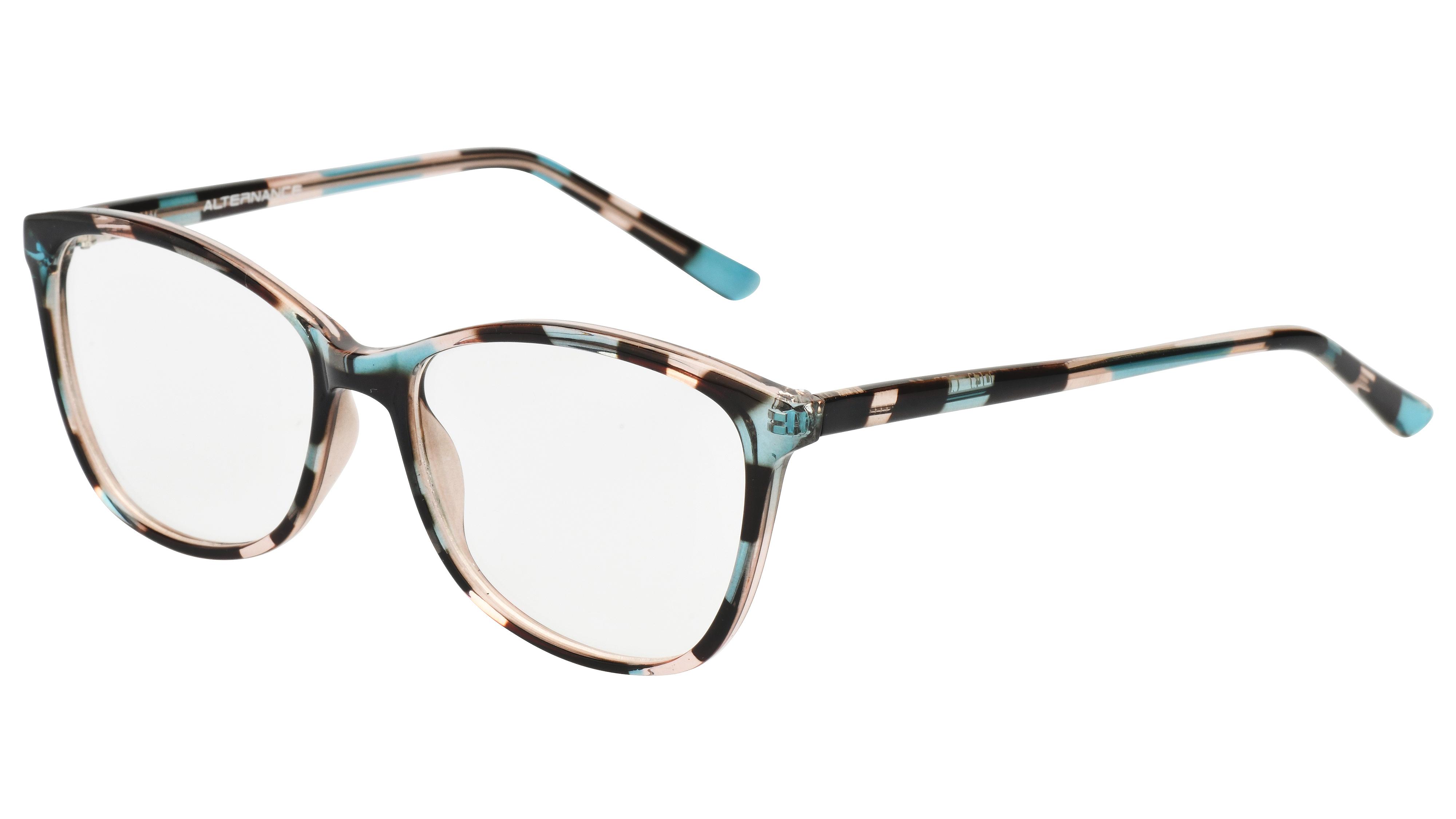 Lunettes de vue Alternance Femme Marron Rectangle Alt21106 Trois-Quart