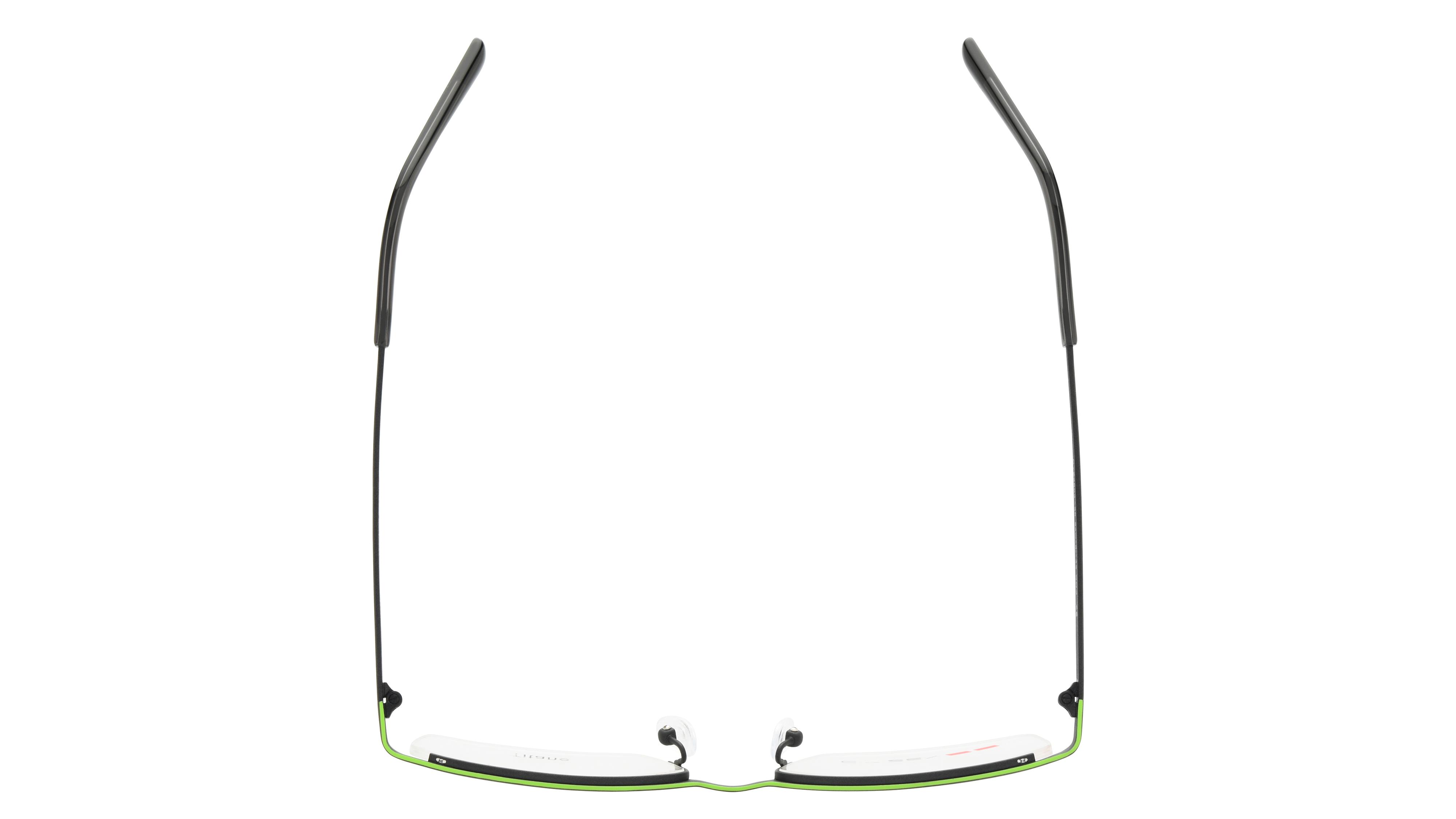 Lunettes de vue Citizen Mixte Gris Rectangle Ctz2603 Dessus