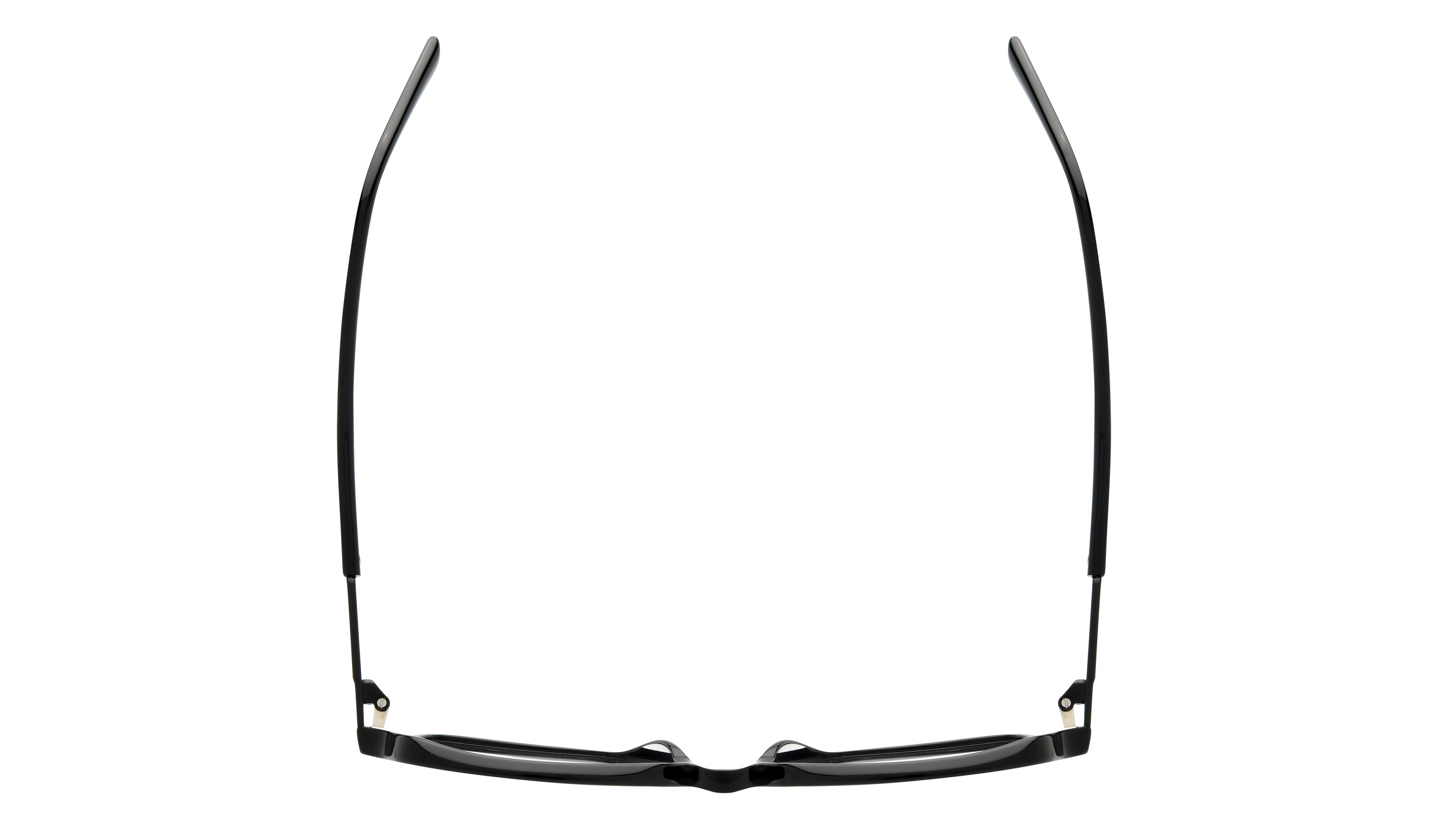 Lunettes de vue Siralya Femme Noir Carré Sir2403 Dessus