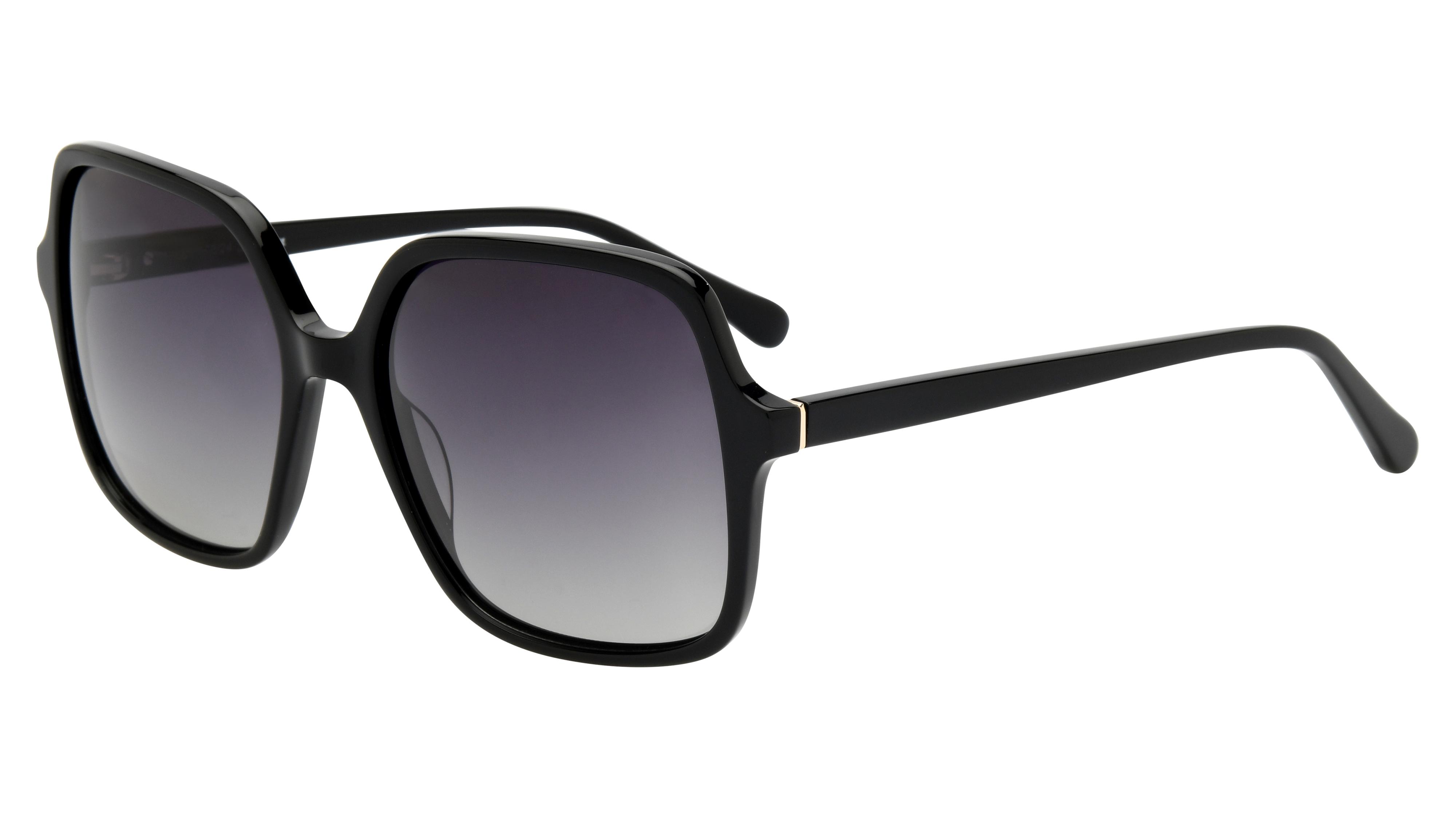 Lunettes de soleil Pol&Sun Femme Noir Carré Pos2514 Trois-Quart