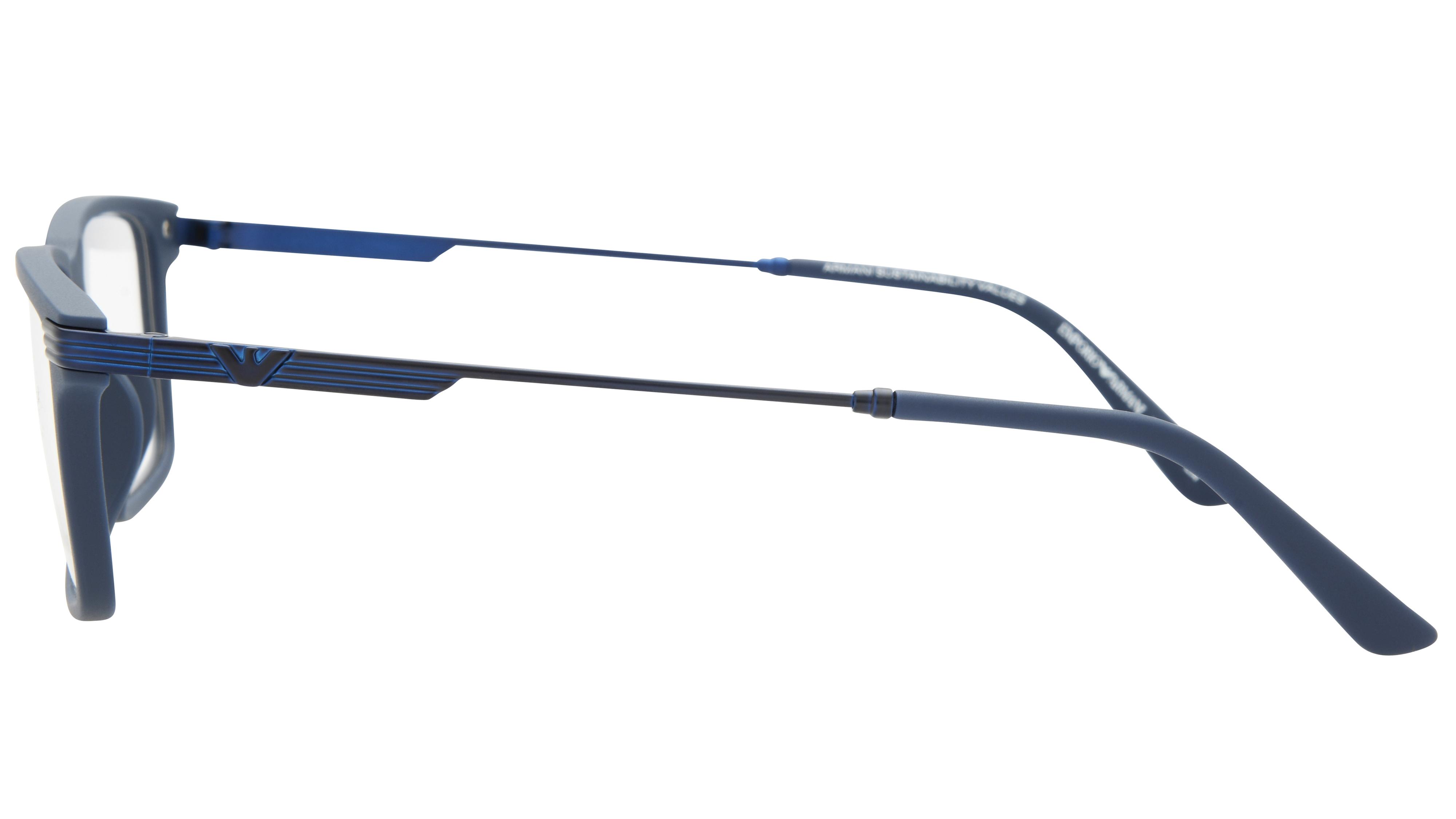 Lunettes de vue Emporio Armani Homme Bleu Rectangle ea3268u Gauche