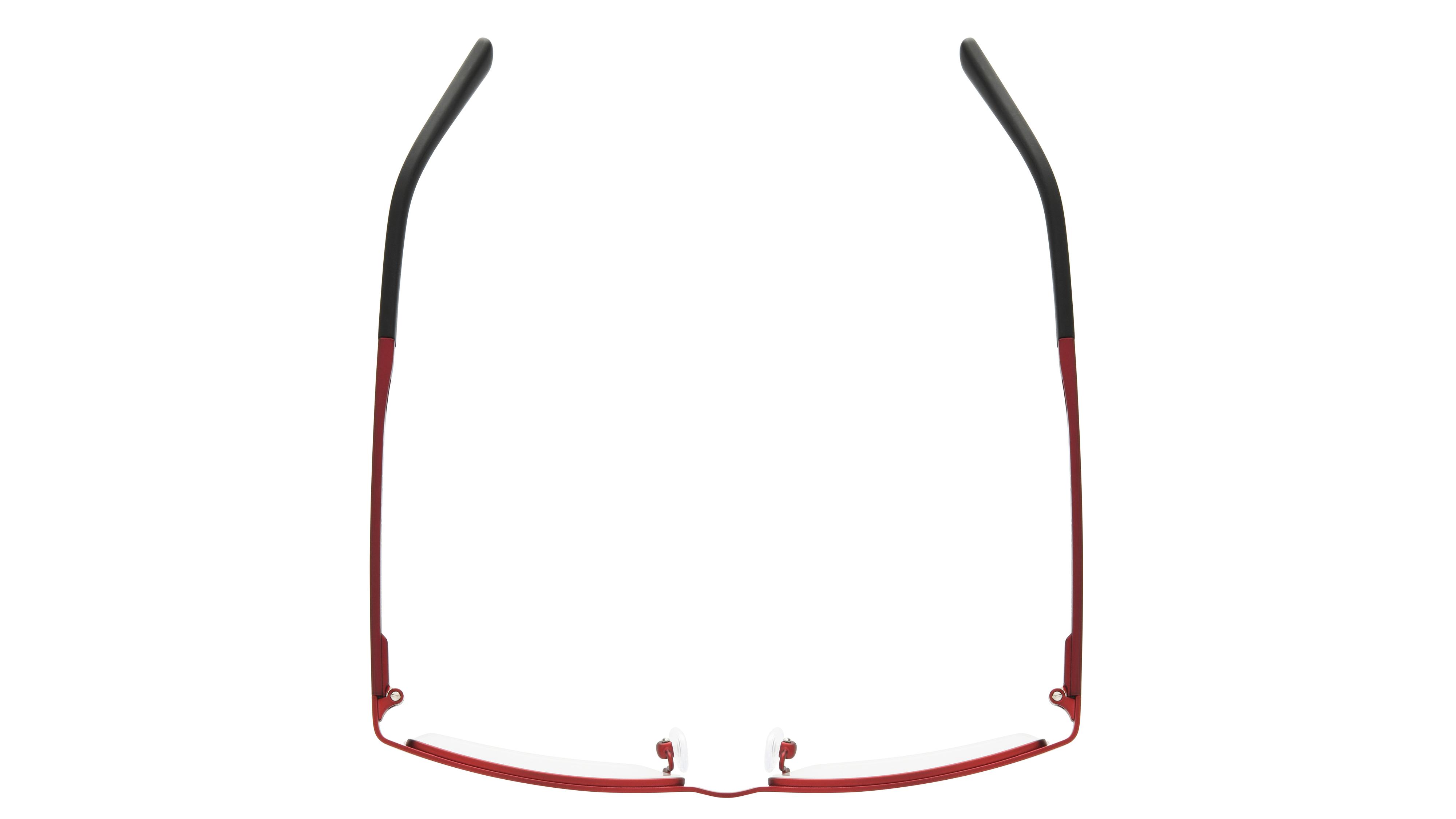 Lunettes de vue Citizen Mixte Gris Rectangle Ctz2602 Dessus