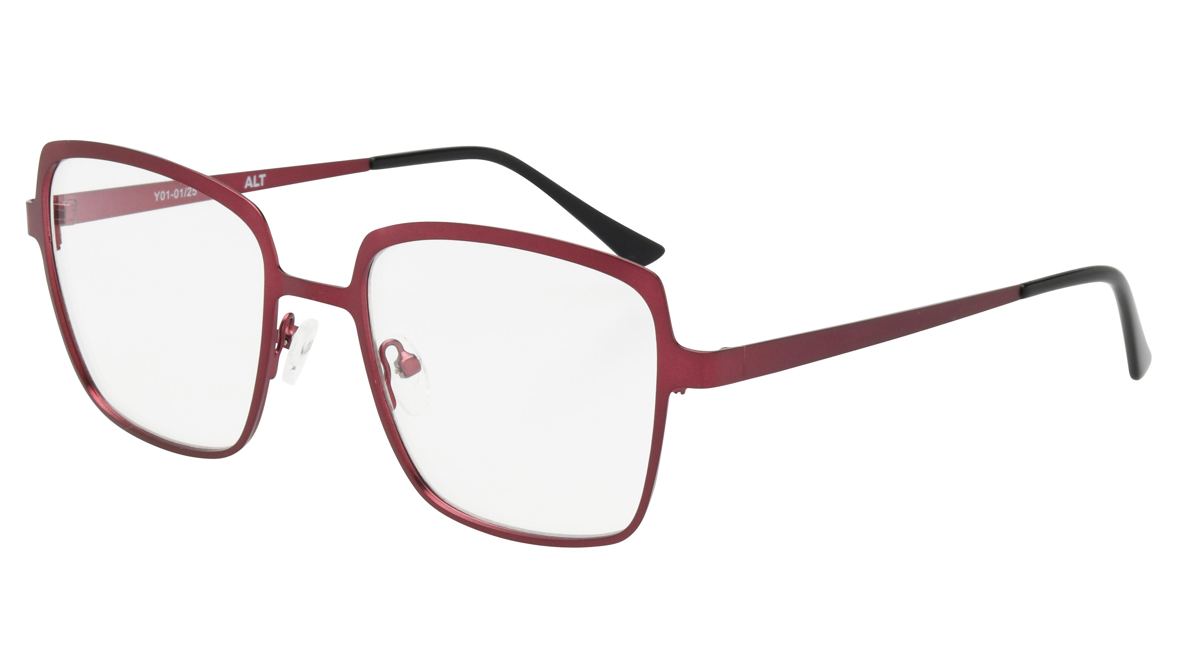 Lunettes de vue Alternance Femme Violet Carré Alt25110 Trois-Quart