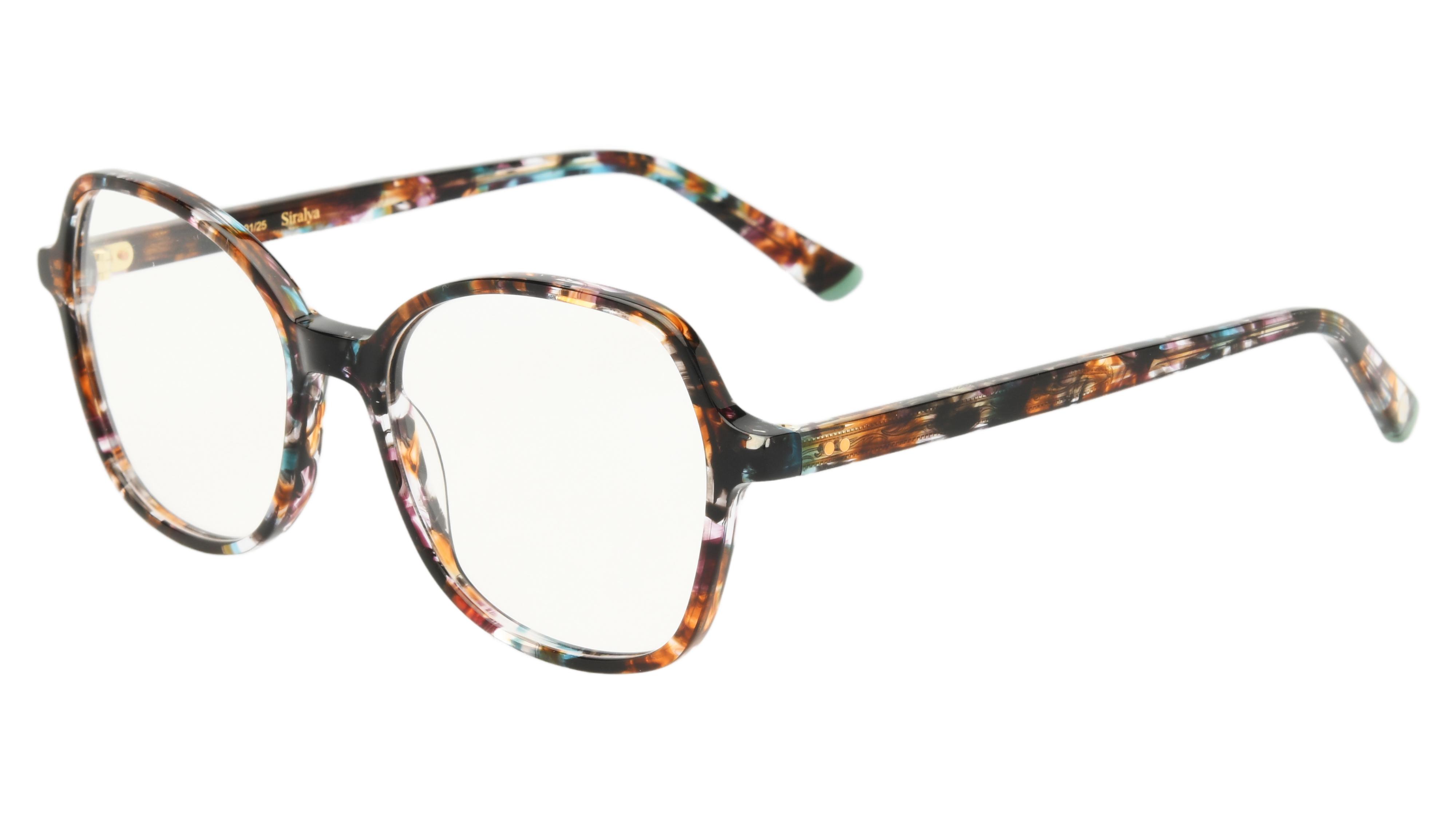 Lunettes de vue Siralya Femme Ecaille Papillonnante Sir2501 Trois-Quart