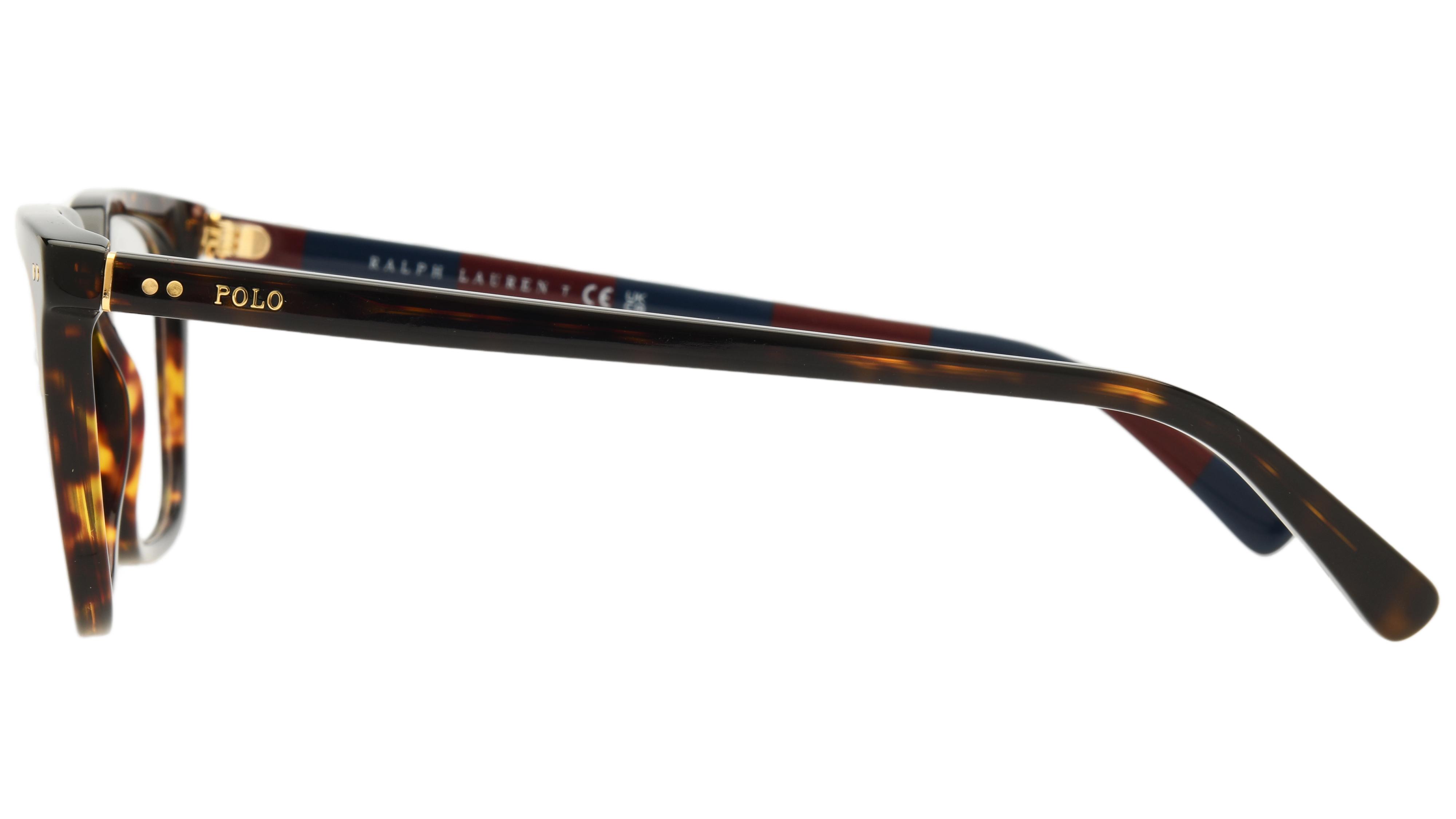 Lunettes de vue Polo Ralph Lauren Homme Ecaille Rectangle PH2284 Gauche